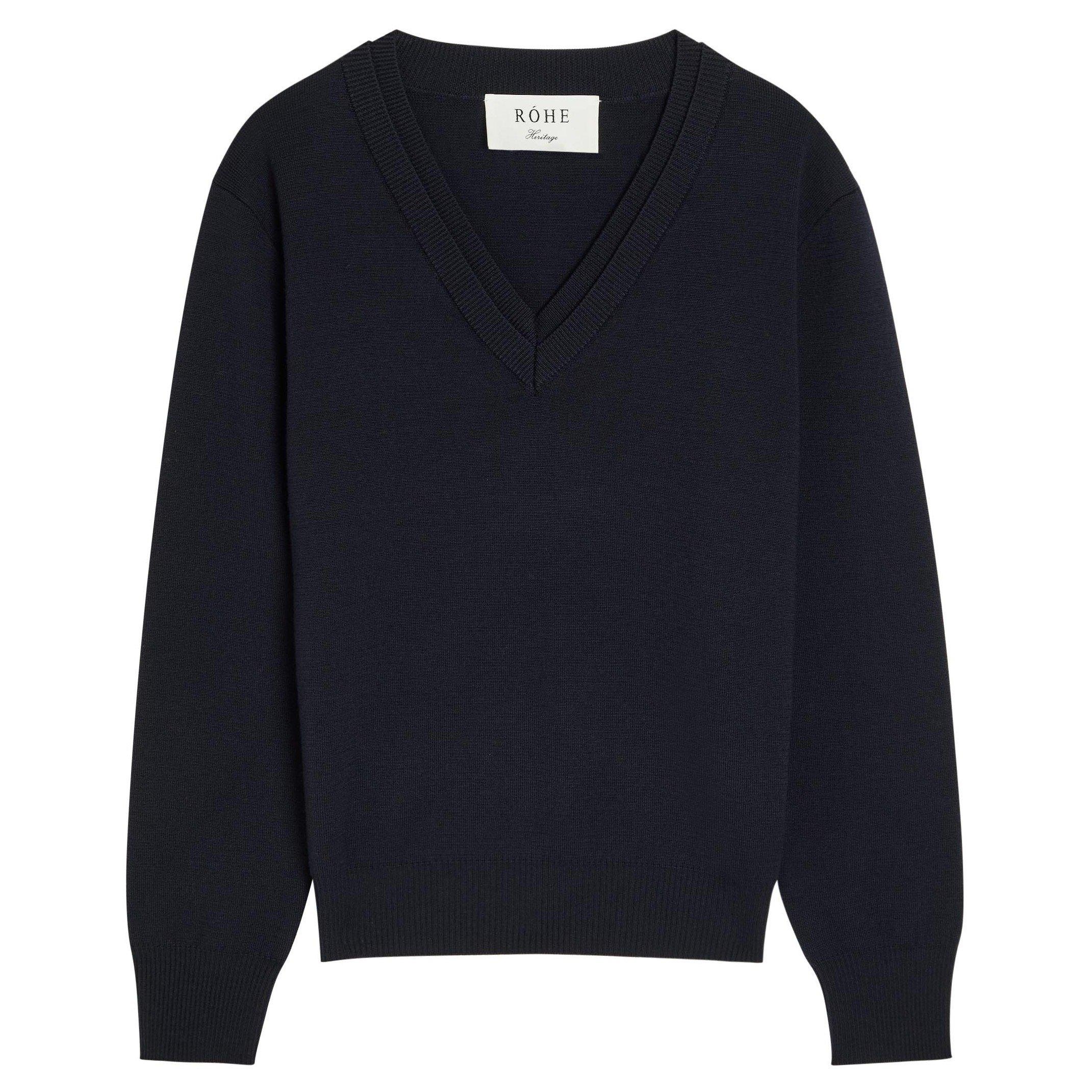 Rohe DOUBLE V-NECK JUMPER