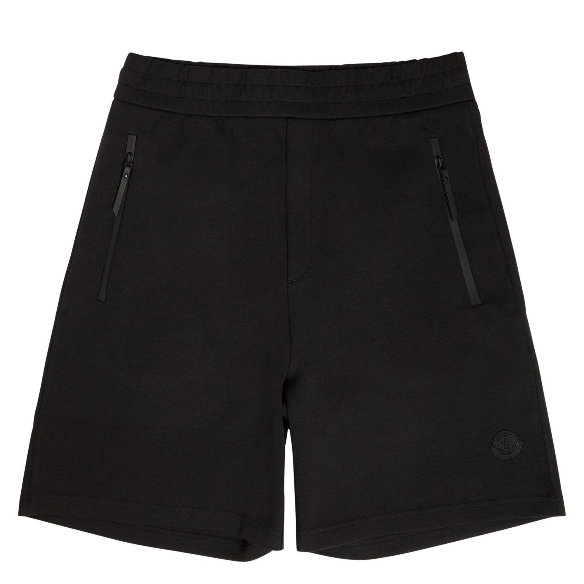 BLACK - Moncler - MON WIDE SWEAT SHORTS MNQ