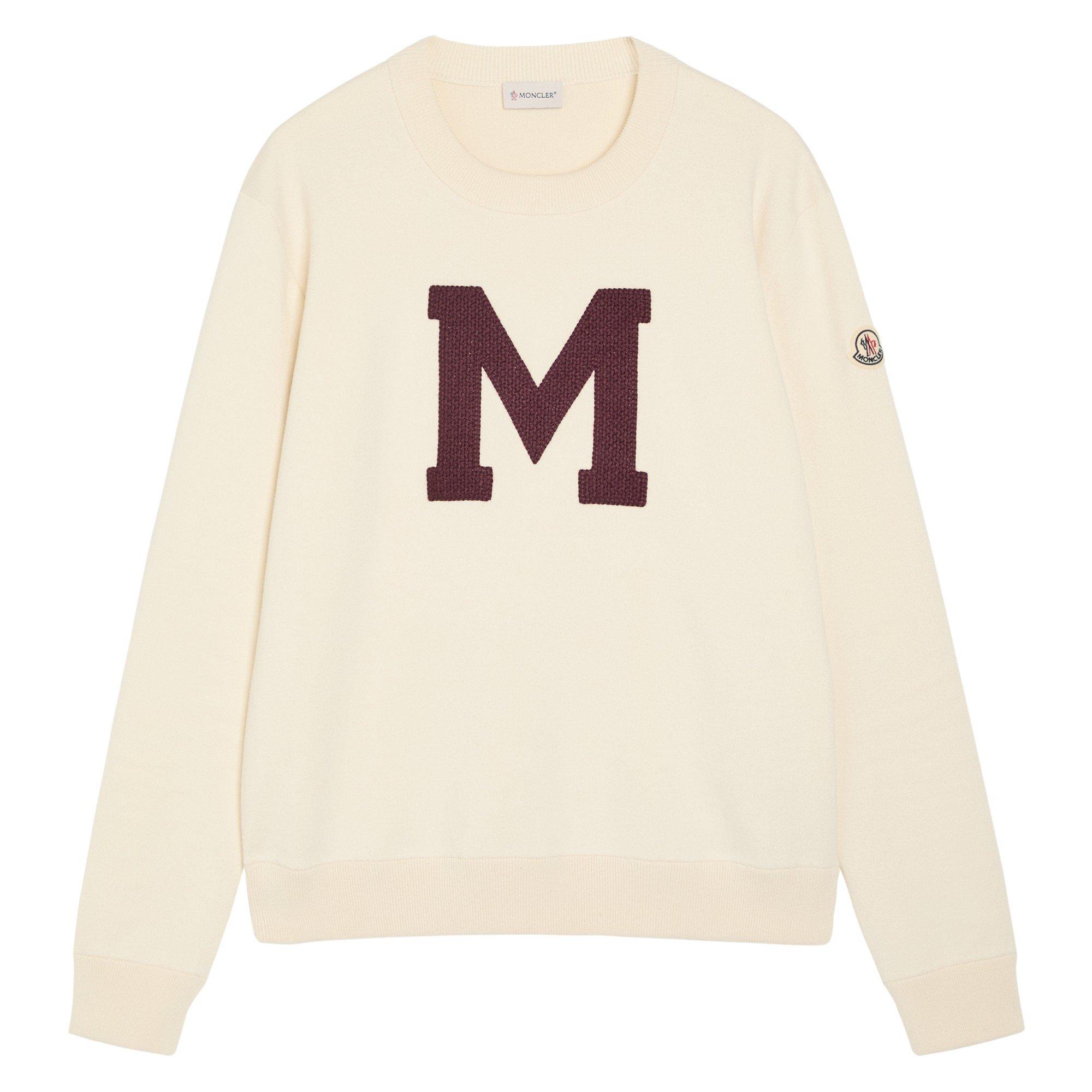 CREAM - Moncler - MON M KNIT CREW