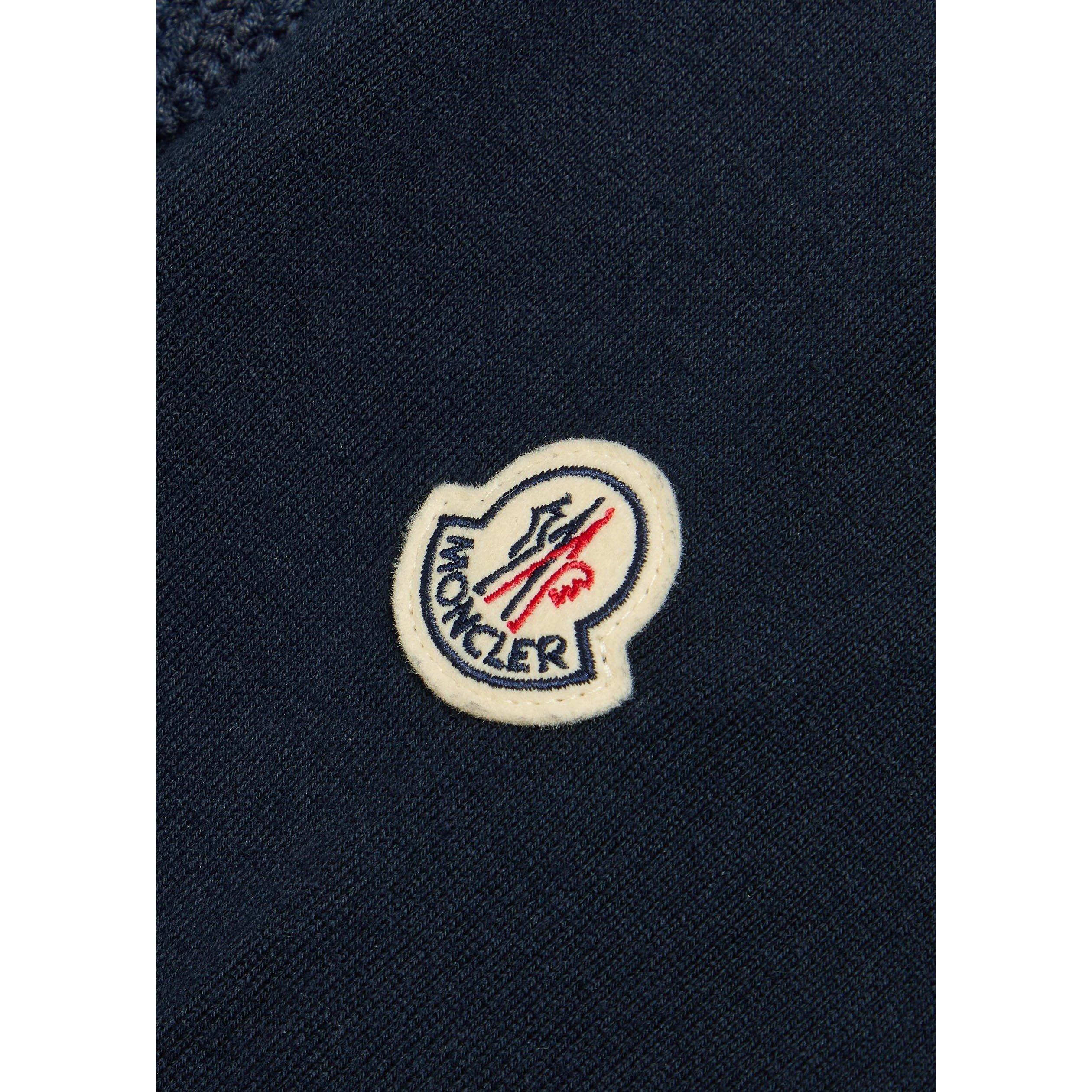 BLUE - Moncler - MON M GRAPHIC KNIT CREW MNQ - 4
