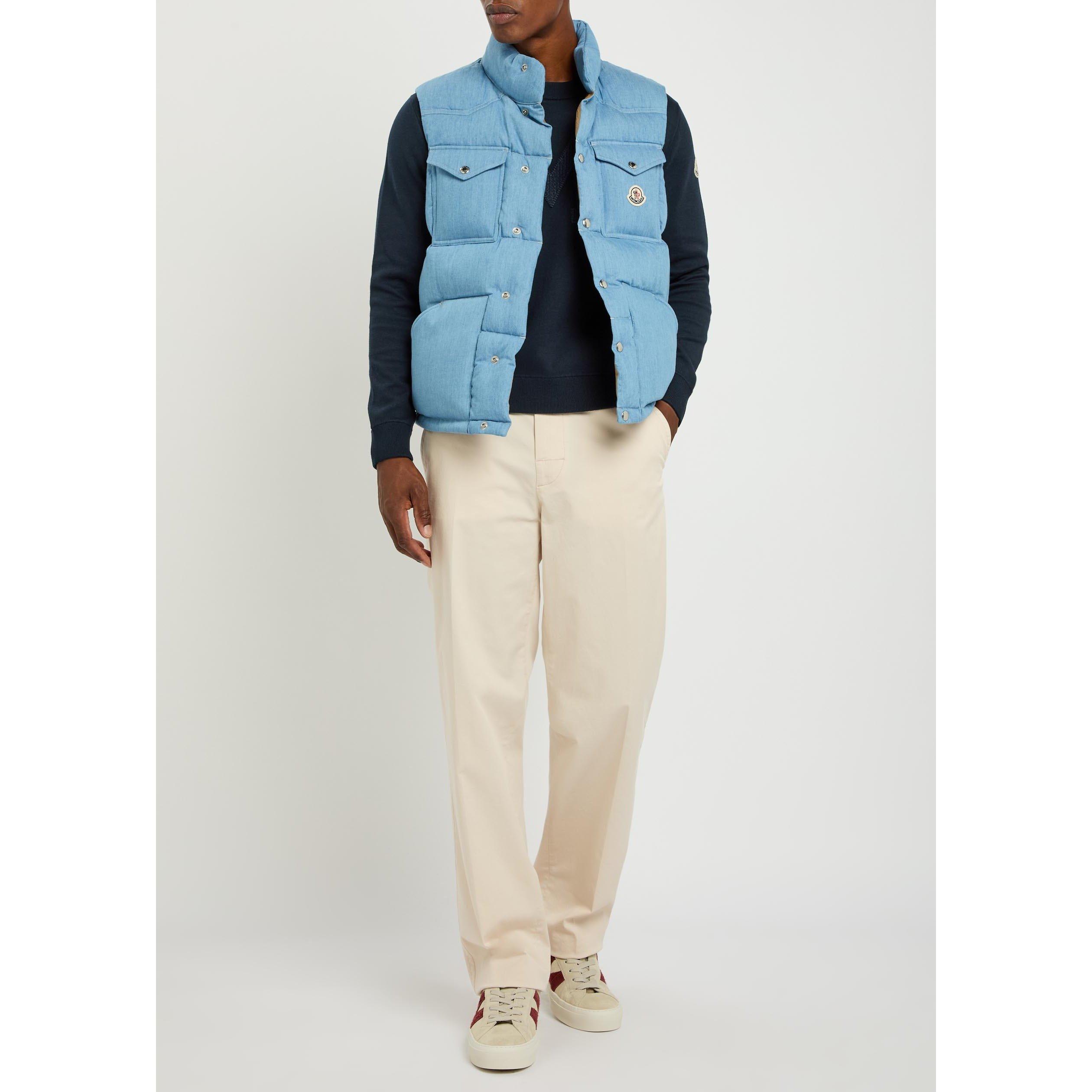 BLUE - Moncler - MON M GRAPHIC KNIT CREW MNQ - 5