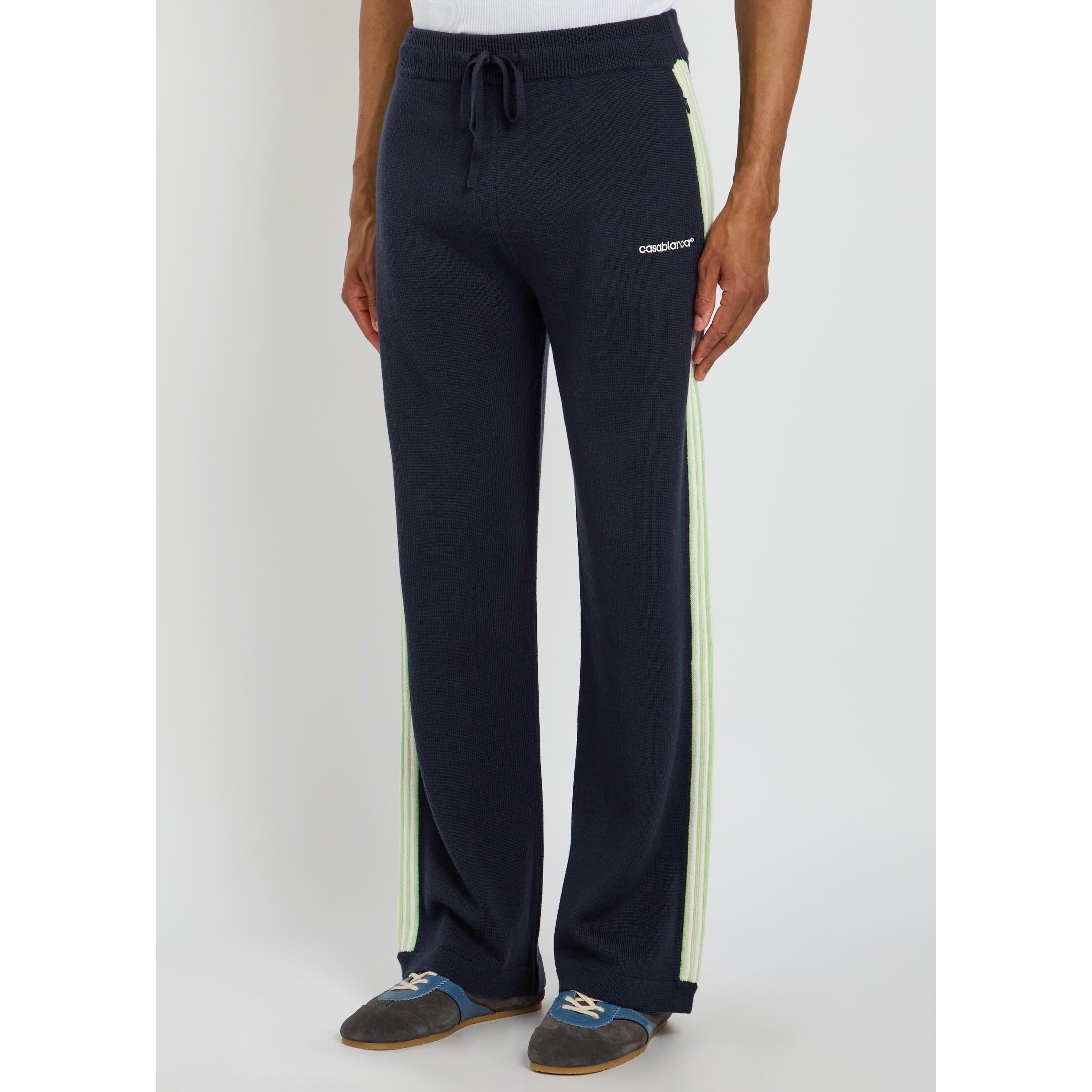 NAVY - Casablanca - CASA MERINO TRACK TROUSERS - 2