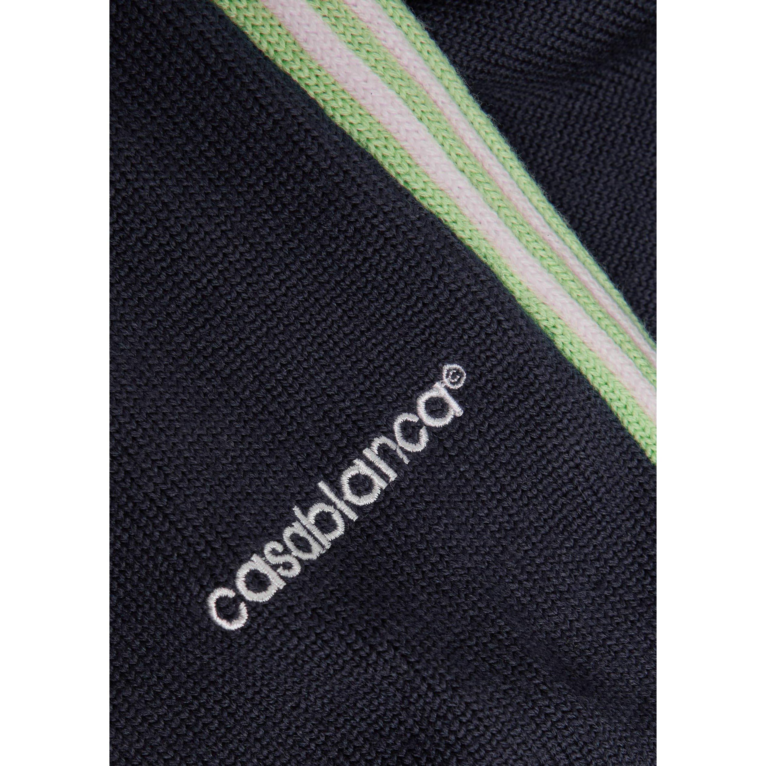 NAVY - Casablanca - CASA MERINO TRACK TROUSERS - 4