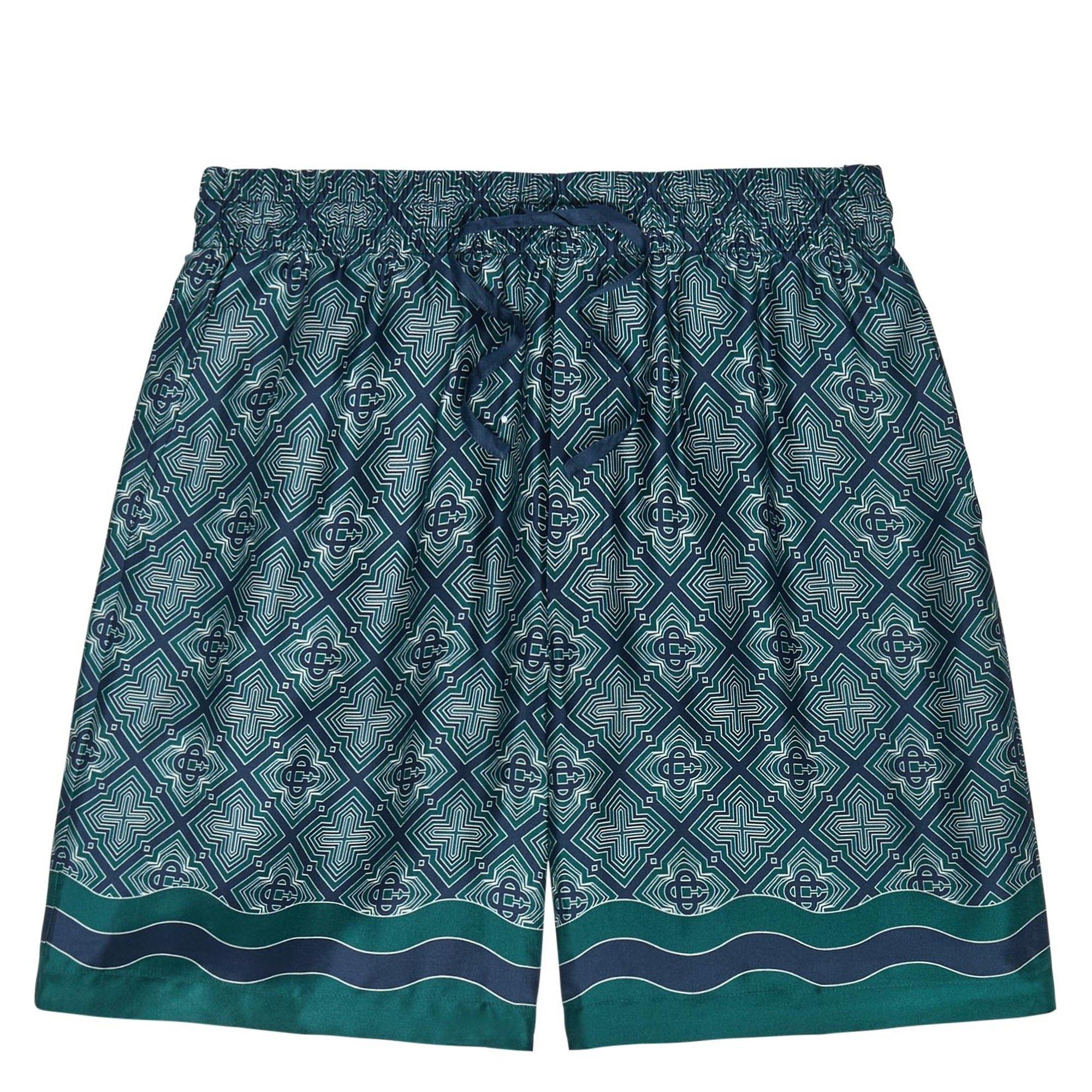 GREEN - Casablanca - CASA RADIATING MONOGRAM SILK S - 1