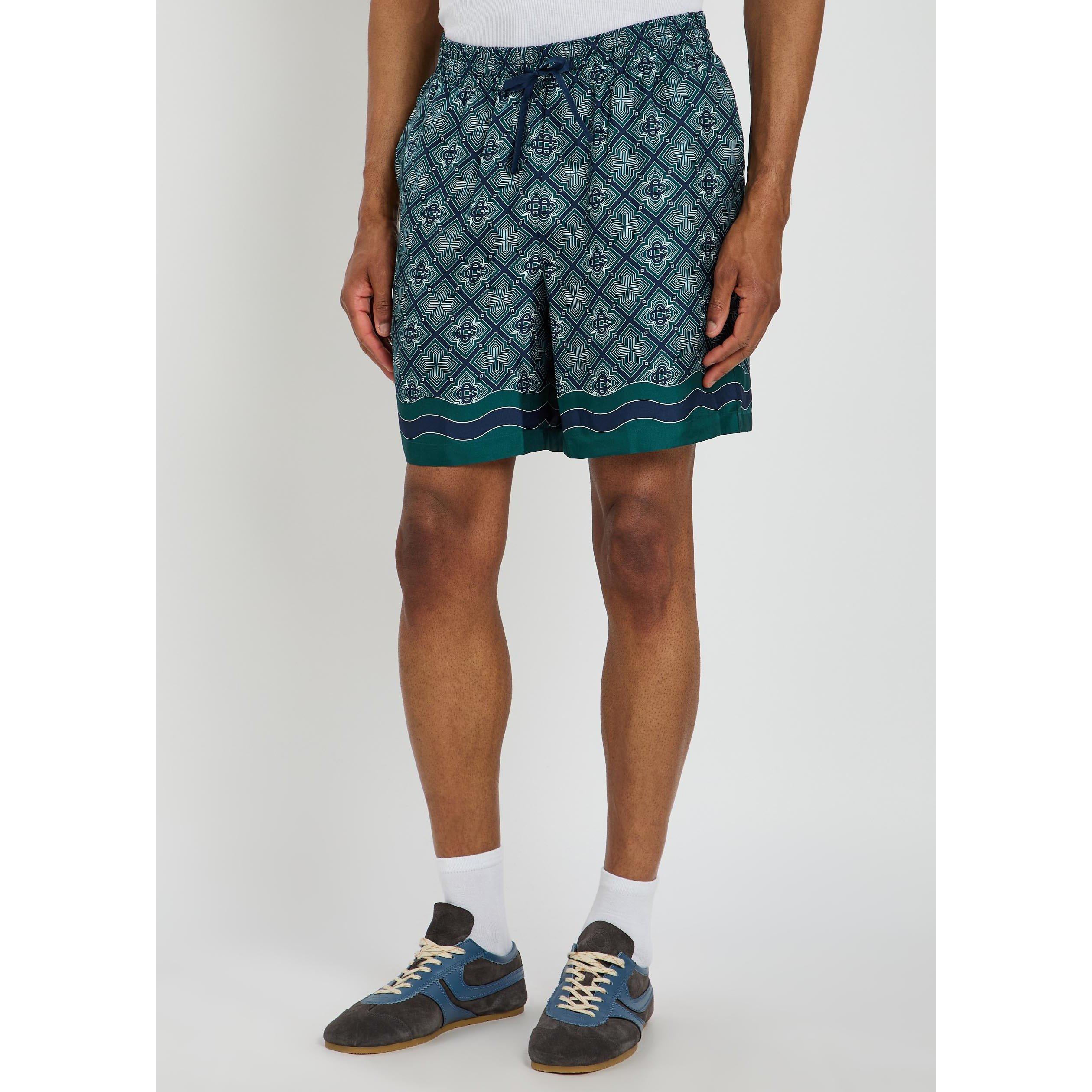 GREEN - Casablanca - CASA RADIATING MONOGRAM SILK S - 2