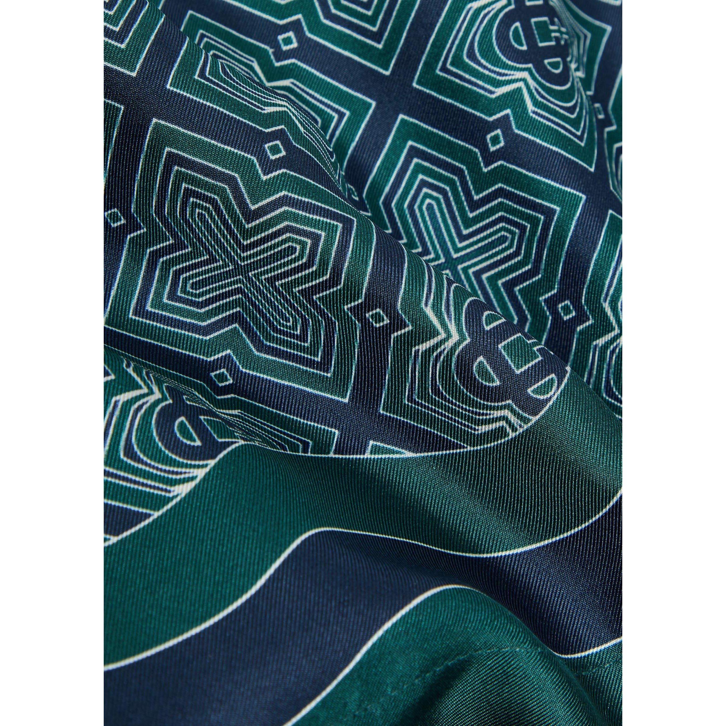 GREEN - Casablanca - CASA RADIATING MONOGRAM SILK S - 4