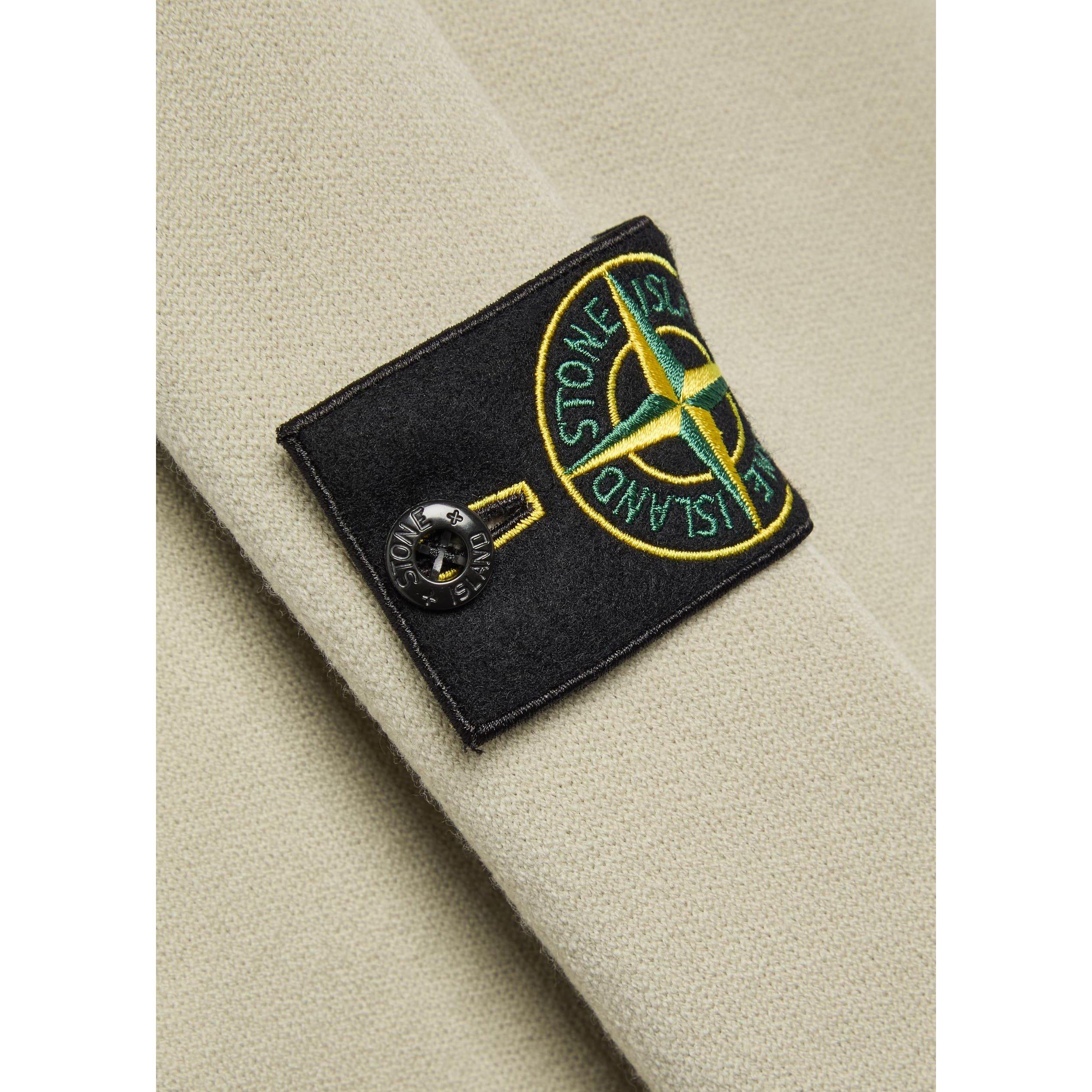 SAND - Stone Island - SI ZIP KNIT HOODIE - 4