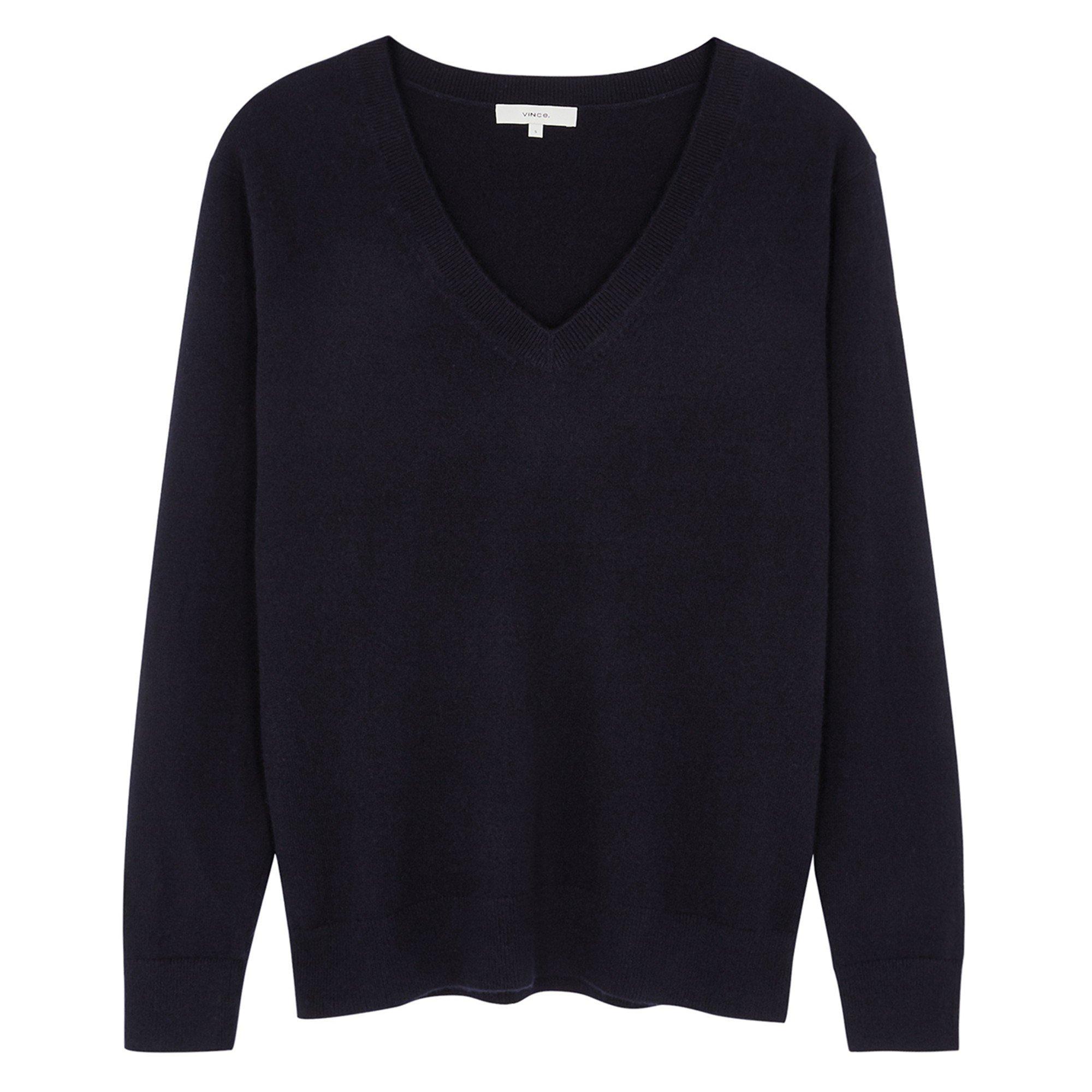 NAVY - Vince - WEEK END V NECK KNIT