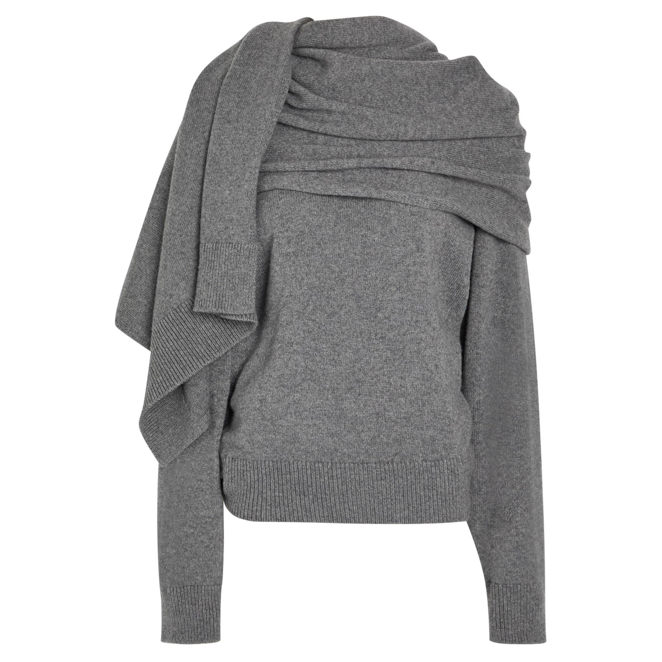 GREY - Armarium - ALIDA SWEATER IN WOOL AND CASH - 1