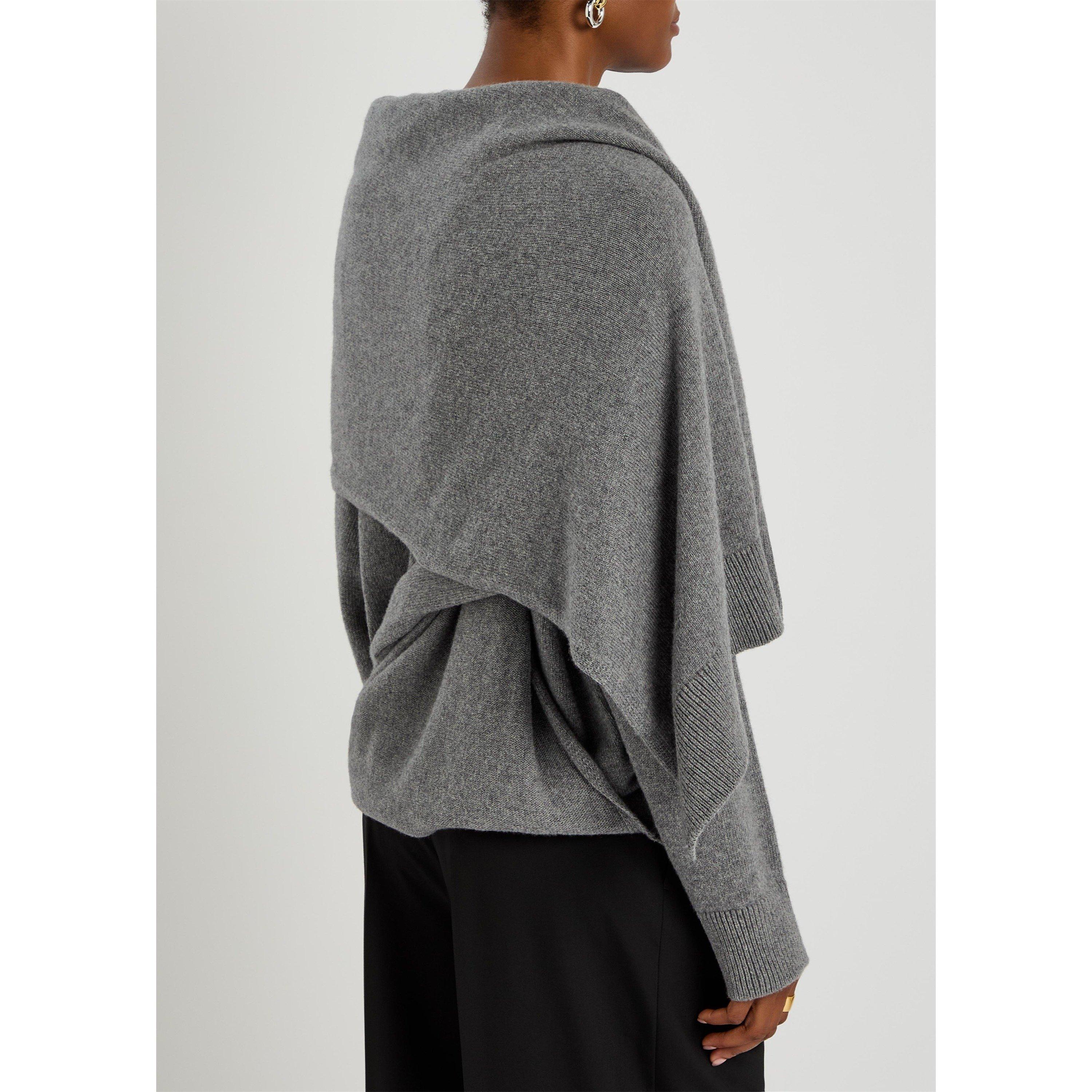 GREY - Armarium - ALIDA SWEATER IN WOOL AND CASH - 3