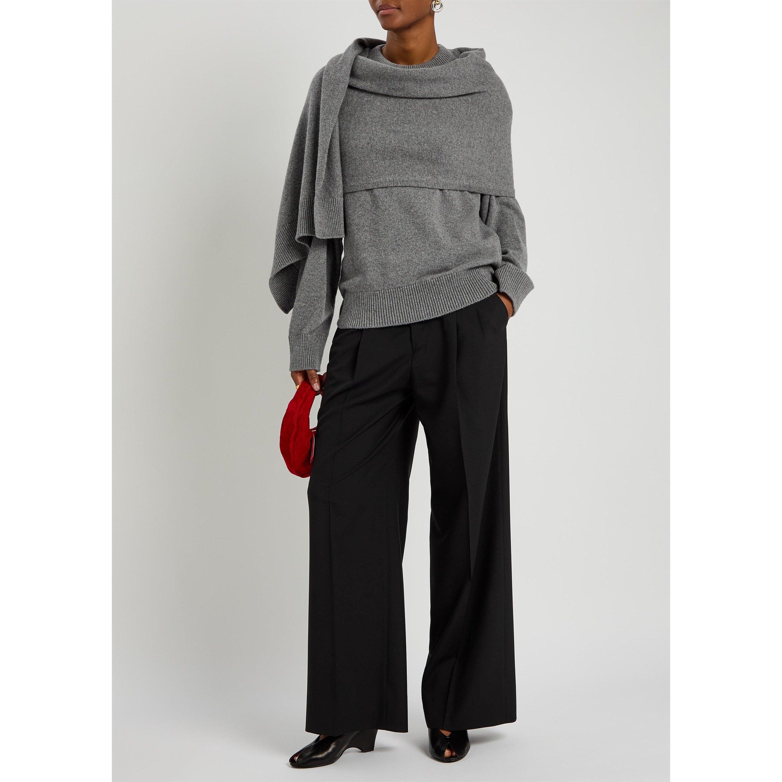 GREY - Armarium - ALIDA SWEATER IN WOOL AND CASH - 5