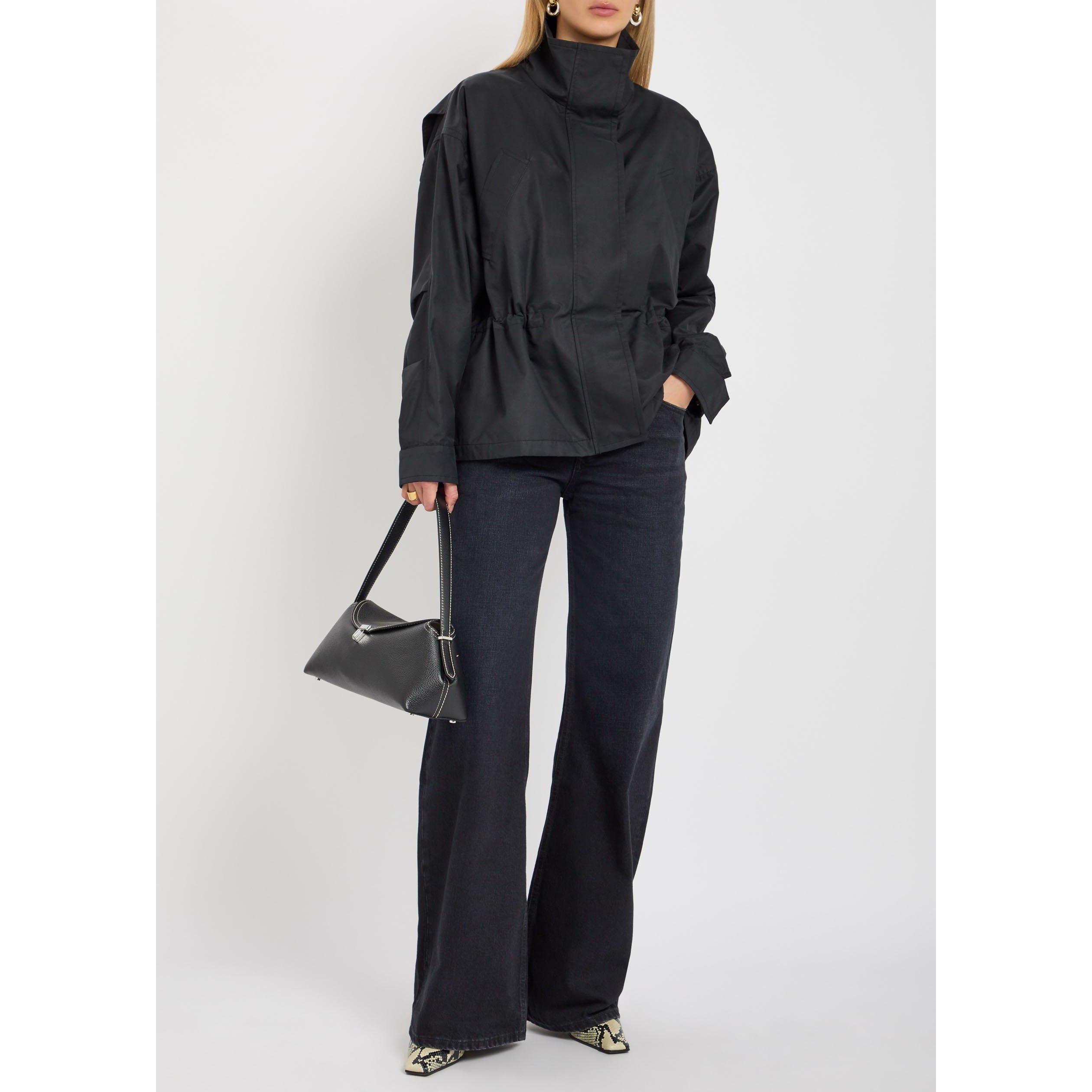 BLACK - Armarium - Women's Luke Cotton Wide-Leg Jeans - 5