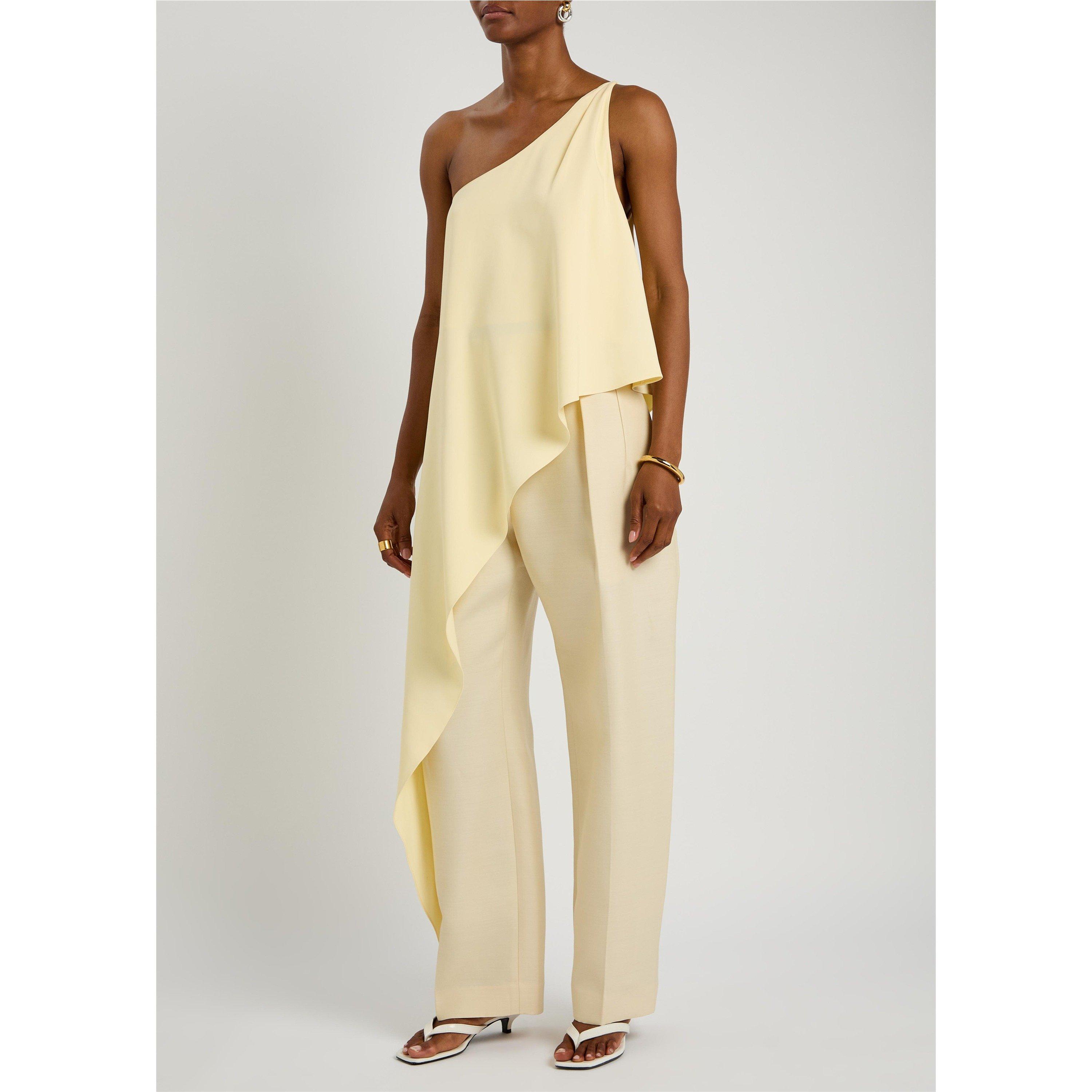 YELLOW - Armarium - Women's Susanna Viscose One Shoulder Oversized-Fit Top - 2