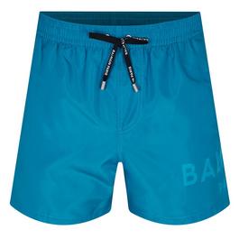 Balmain MenS Logo Swim Shorts