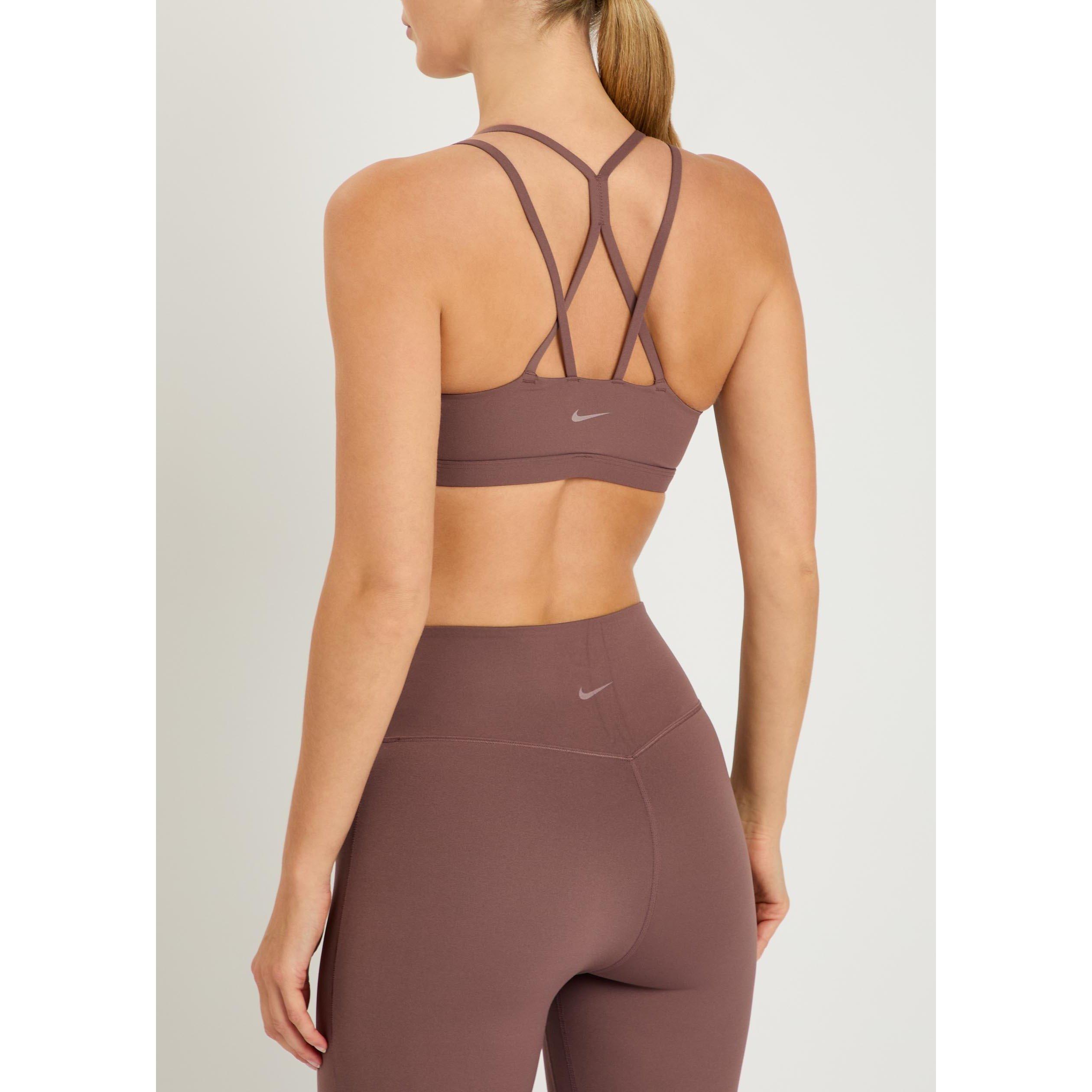 MAUVE - Nike - B W NK DF ZENVY STRAPPY BRA - 3