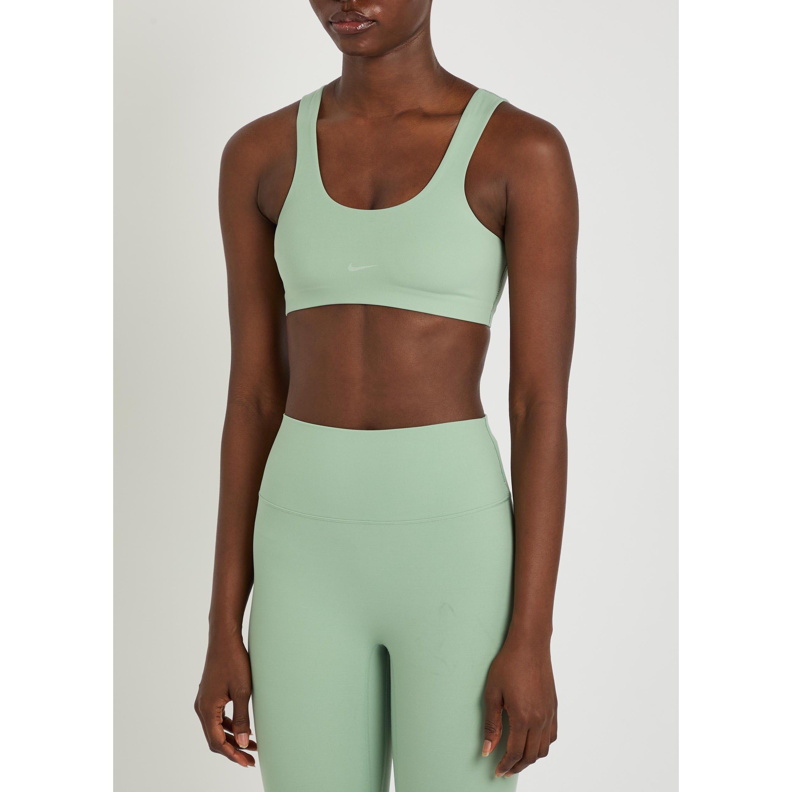 LIGHT GREEN - Nike - B W NK DF ZENVY BRA CS SSNL - 2