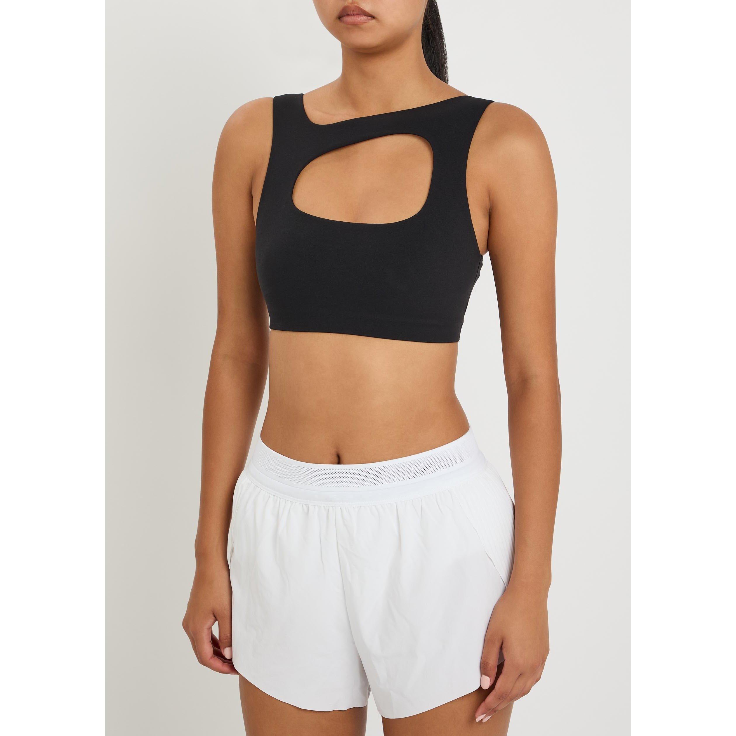 BLACK GREY - Nike - B W NK DF ZENVY BRA CS SSNL - 2