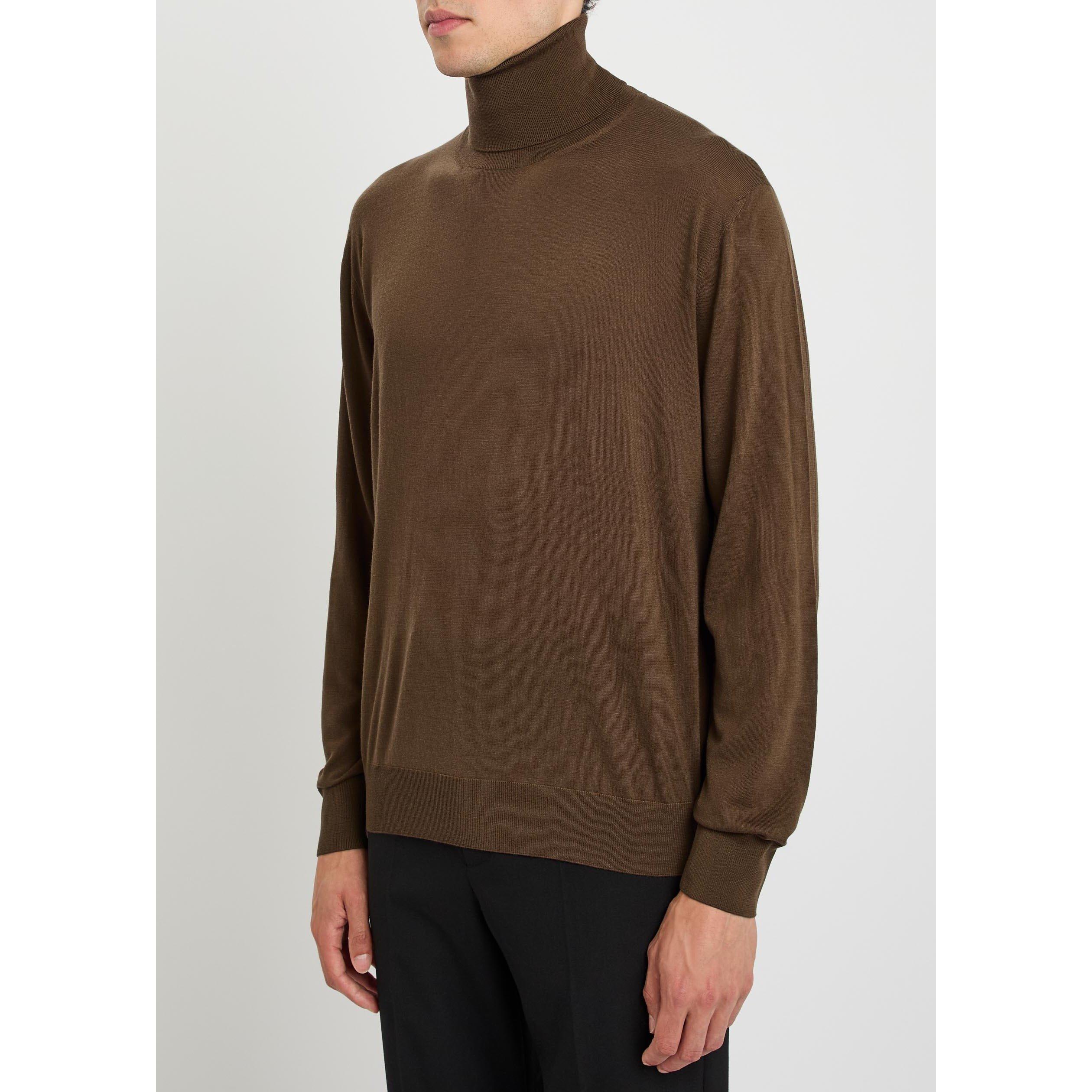 BROWN LIGHT - Tom Ford - TF ultrafine merino wool roll - 2