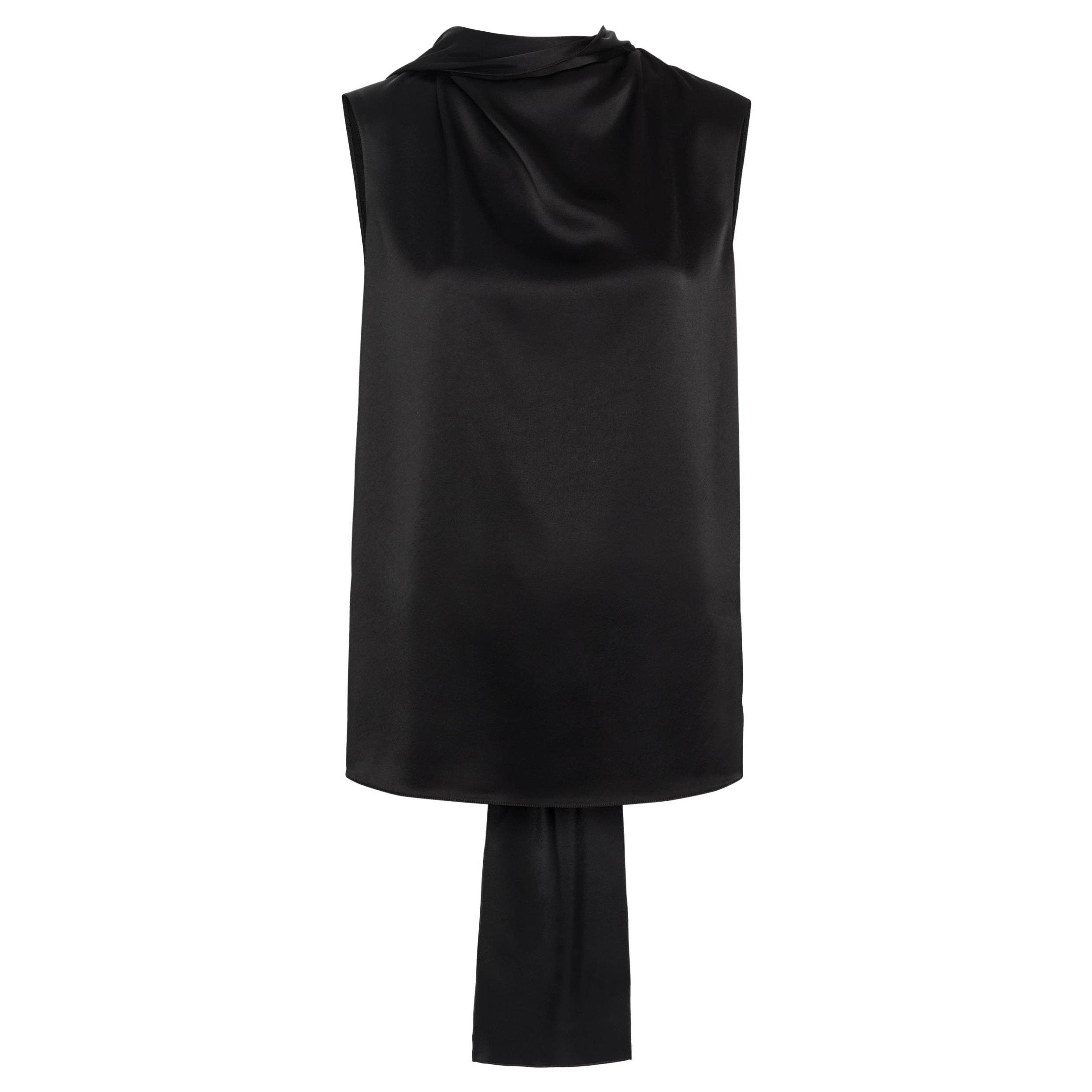 BLACK - Roksanda Ilincic - Women's Vali Sleeveless Shirt - 1