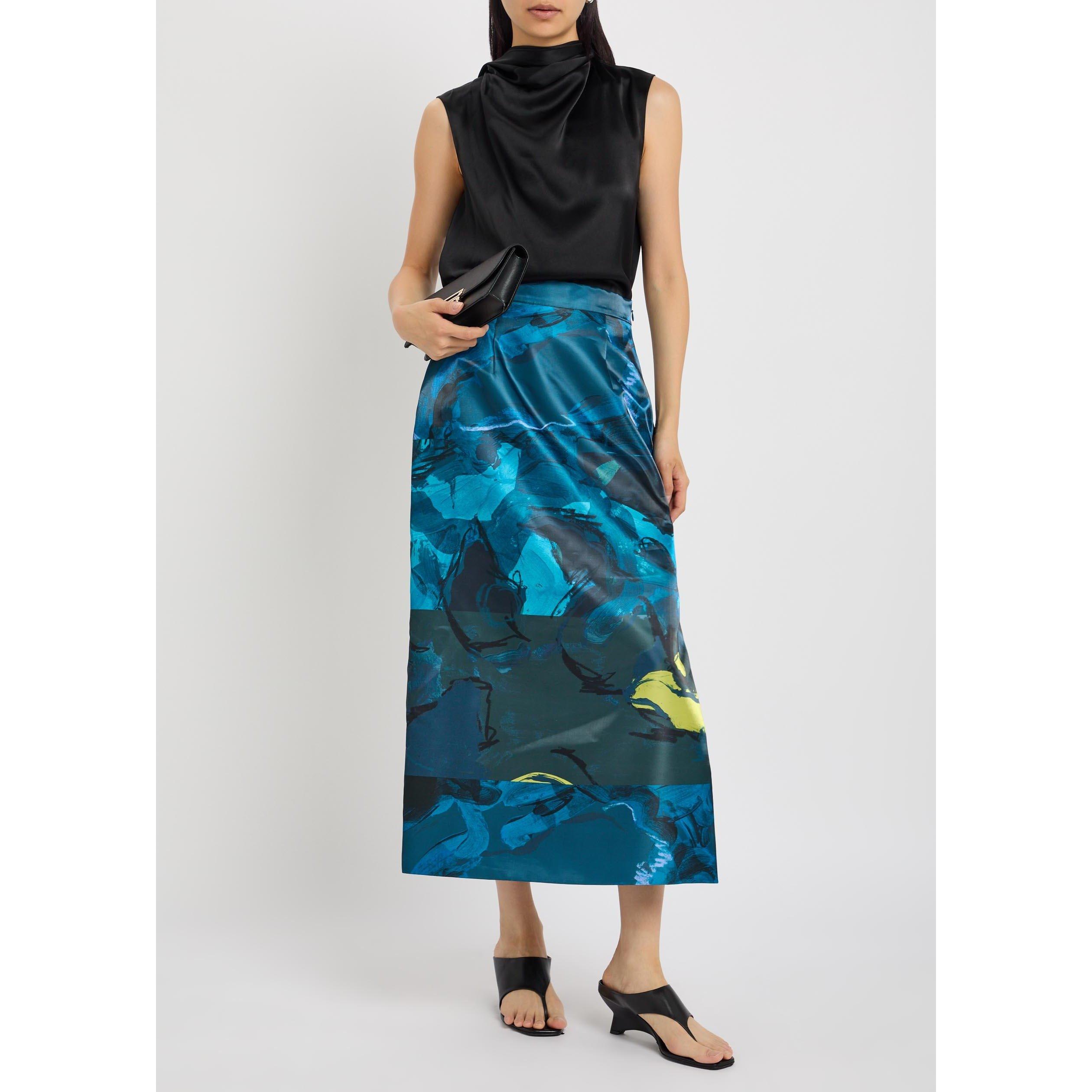 GREEN AND OTHER - Roksanda Ilincic - Women's Irma Midi Skirt - 5