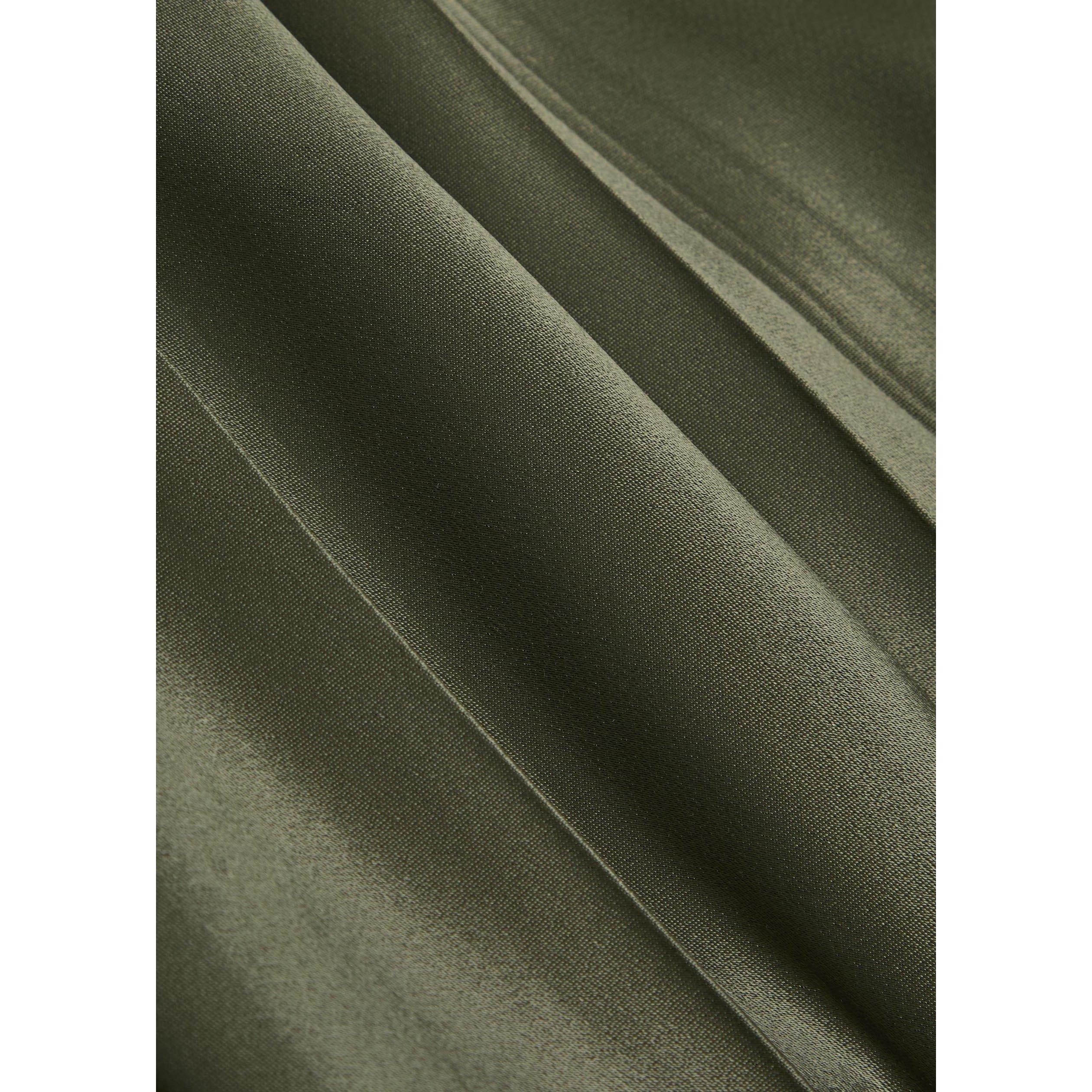 KHAKI - Vince - SS CREASED PLEATED MIDI SKIRT - 4