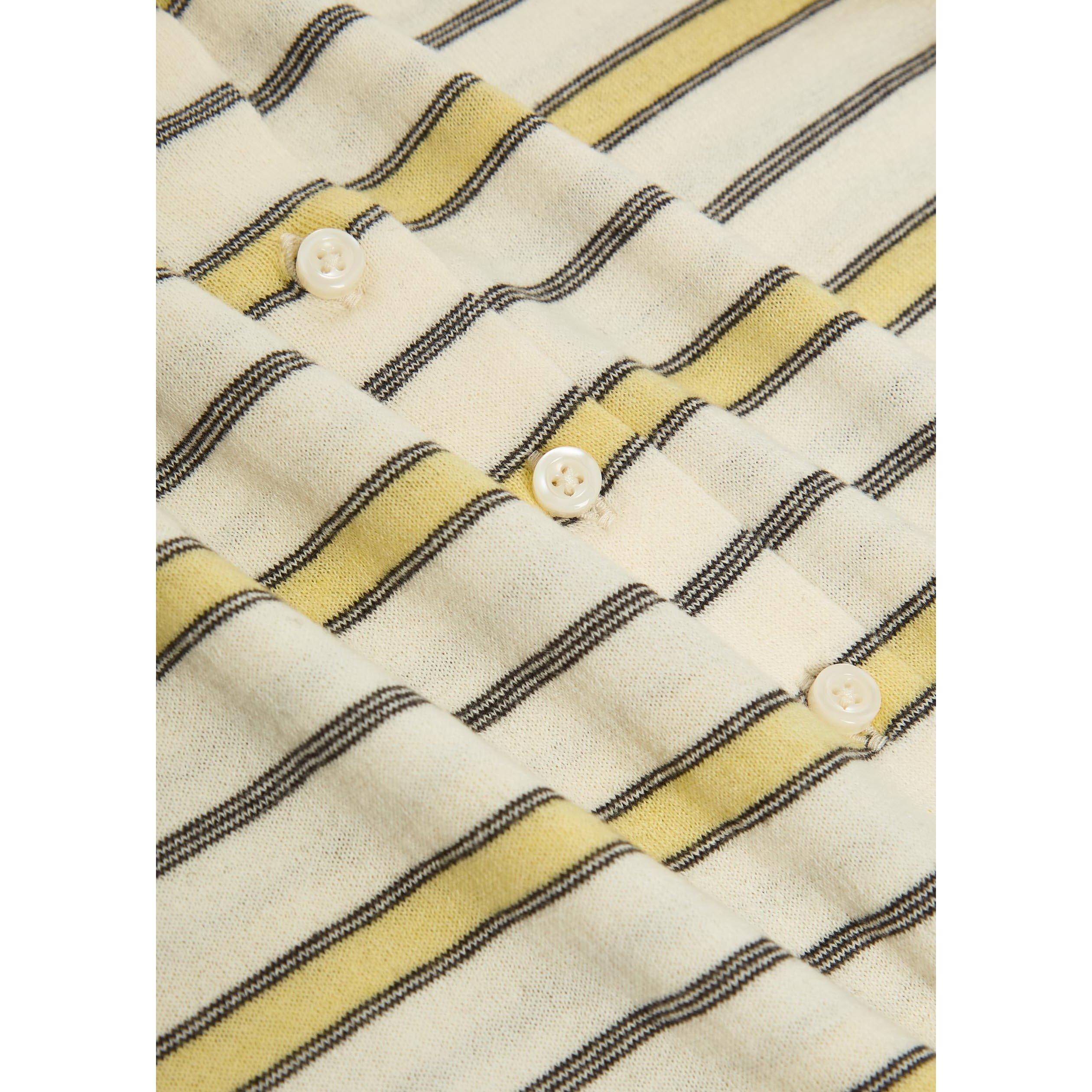 YELLOW AND OTHE - Vince - KW STRIPED 3/4 SLV CARDI - 4