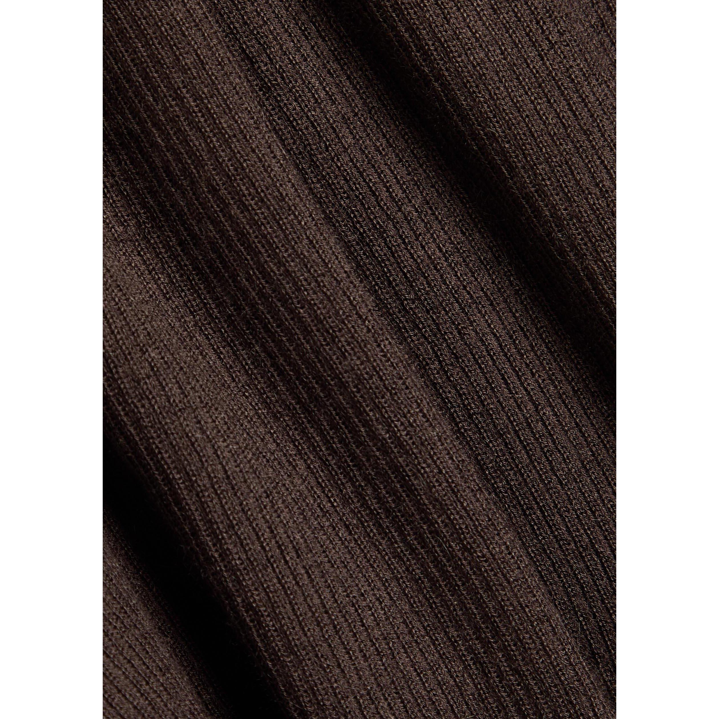 BROWN - Vince - KW 3/4 SLV BOAT NK CASHMERE TO - 4