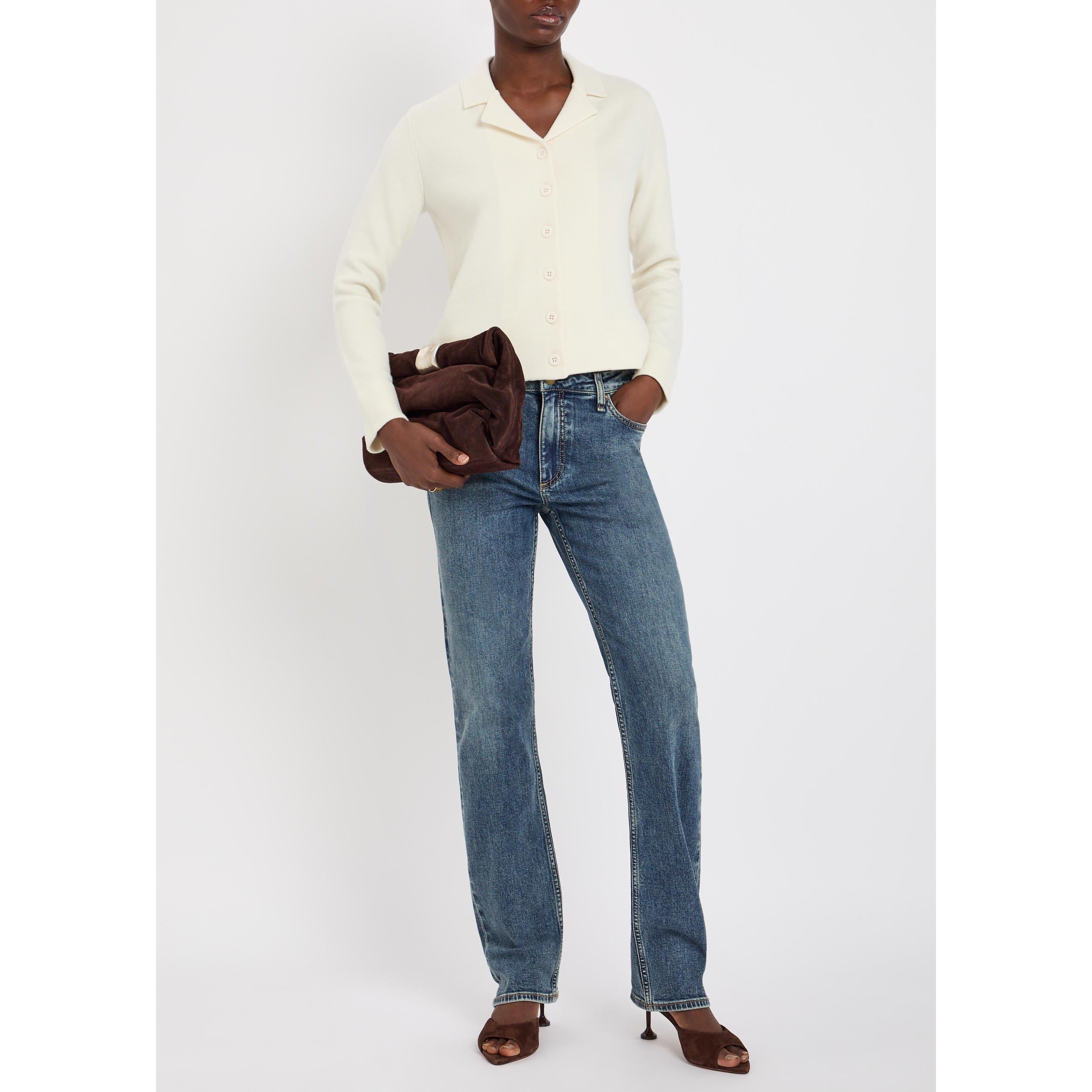OFF WHITE - Vince - KW NOTCH COLLAR DBL FACE CARDI - 5