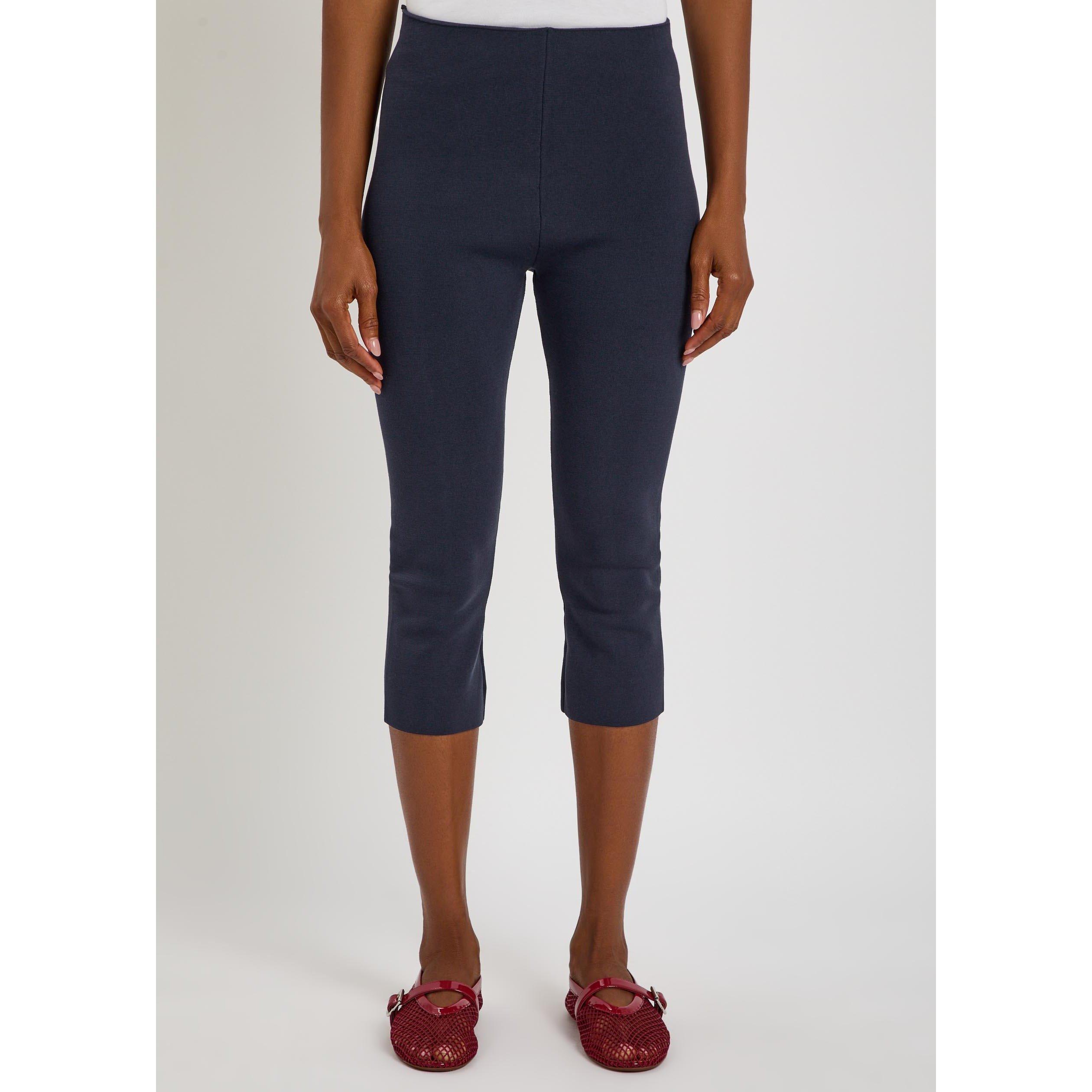 NAVY - Faithfull The Brand - Women's Leandra Cotton Slim-Fit Capri - 2