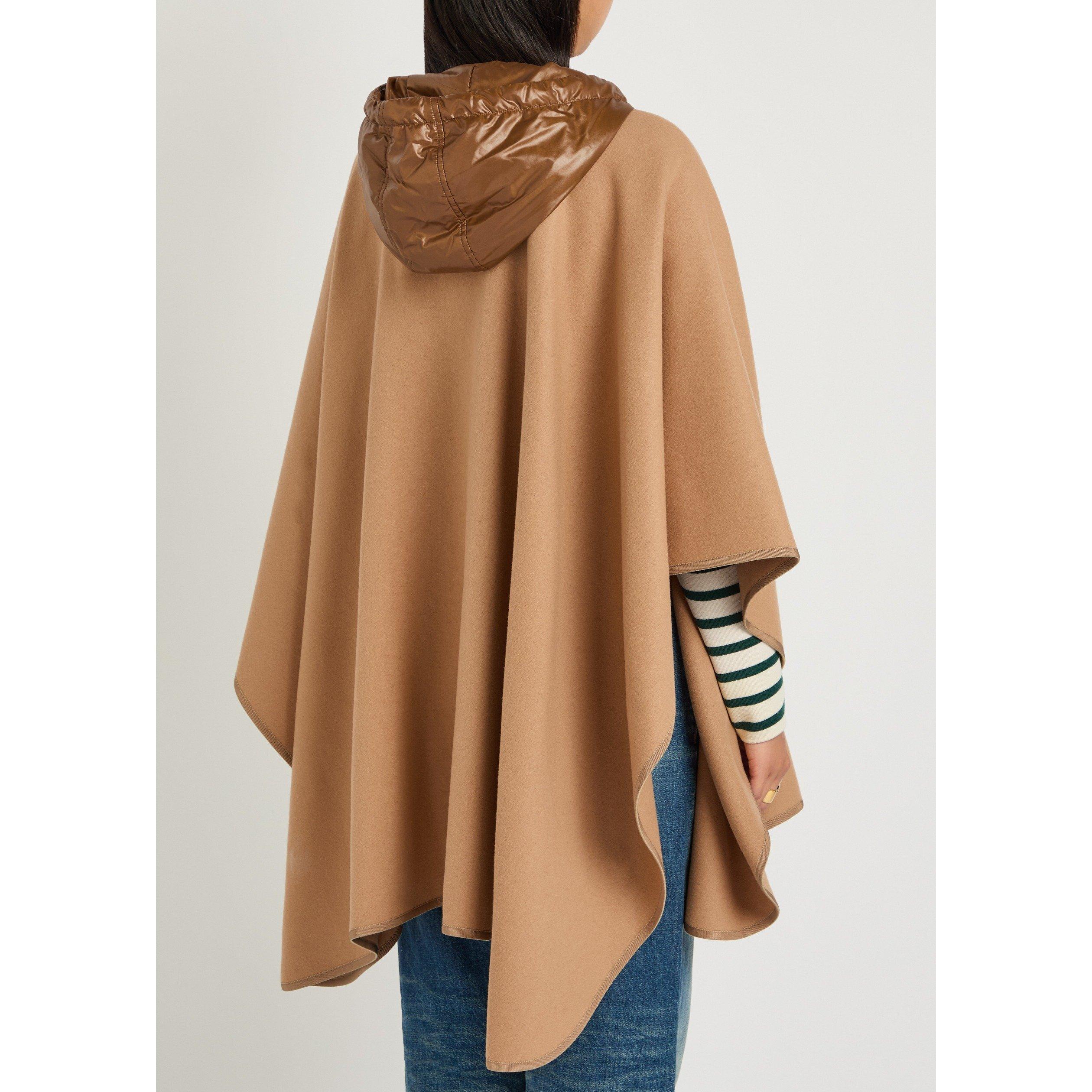 BEIGE - Moncler - Women's Wool Relaxed-Fit Cape - 3