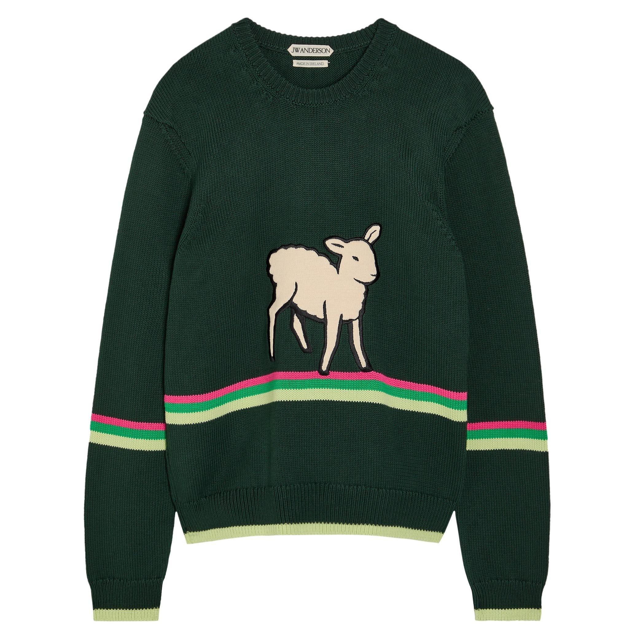 GREEN AND OTHER - JW Anderson - SHEEP JUMPER