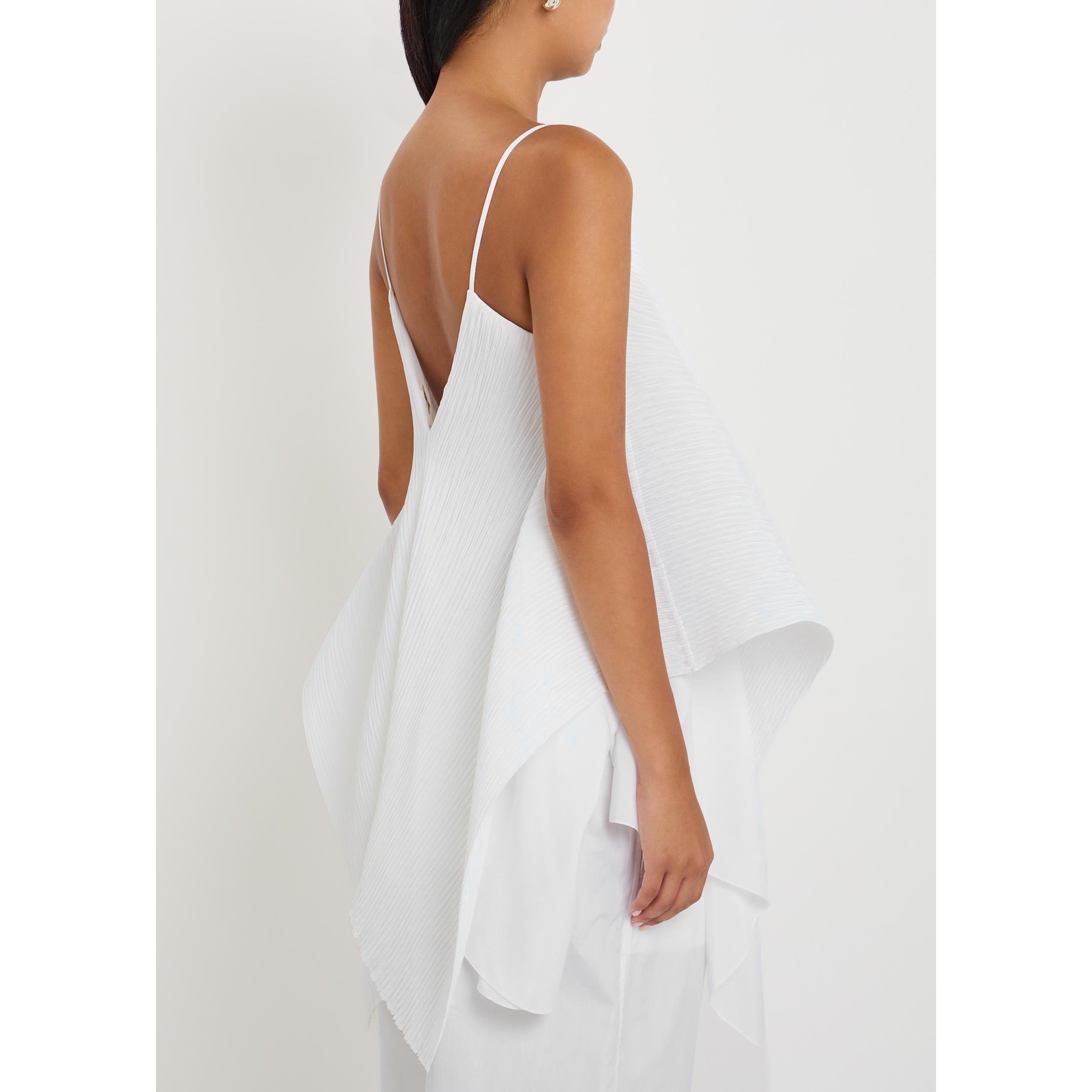 WHITE - JW Anderson - Women's Pleated Top - 3
