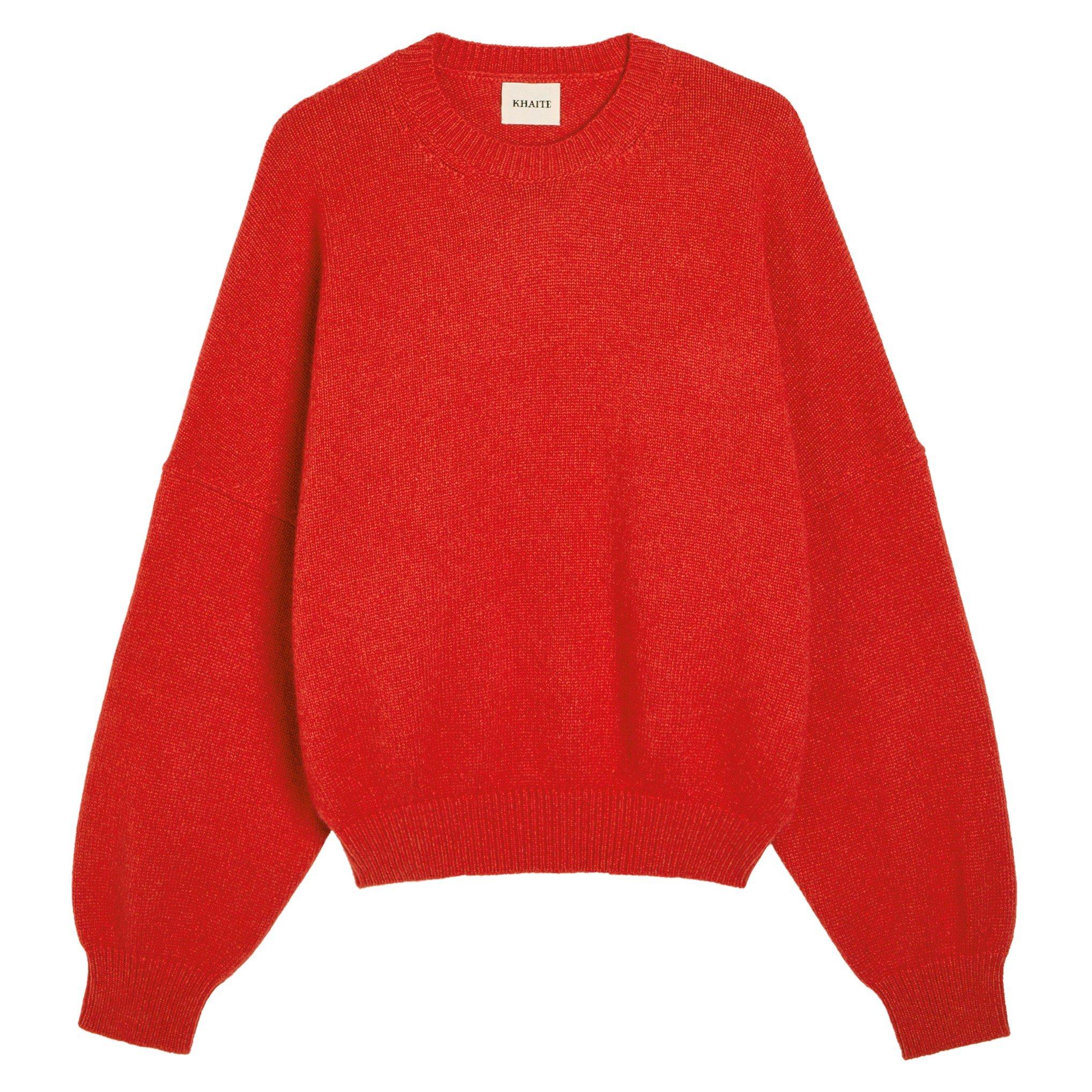 ORANGE - Khaite - Women's Margaux Cashmere Crew-Neck Jumper - 1