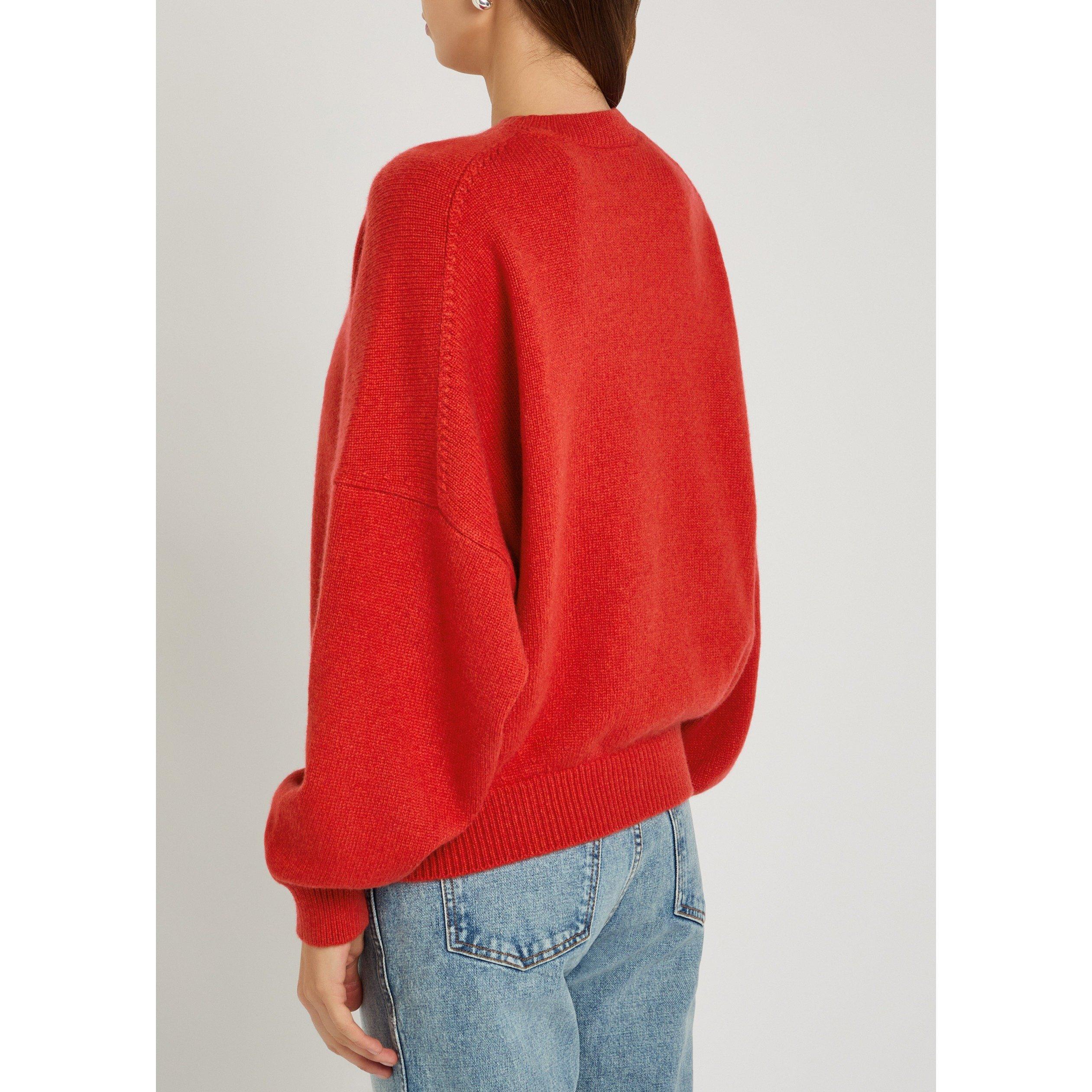 ORANGE - Khaite - Women's Margaux Cashmere Crew-Neck Jumper - 3