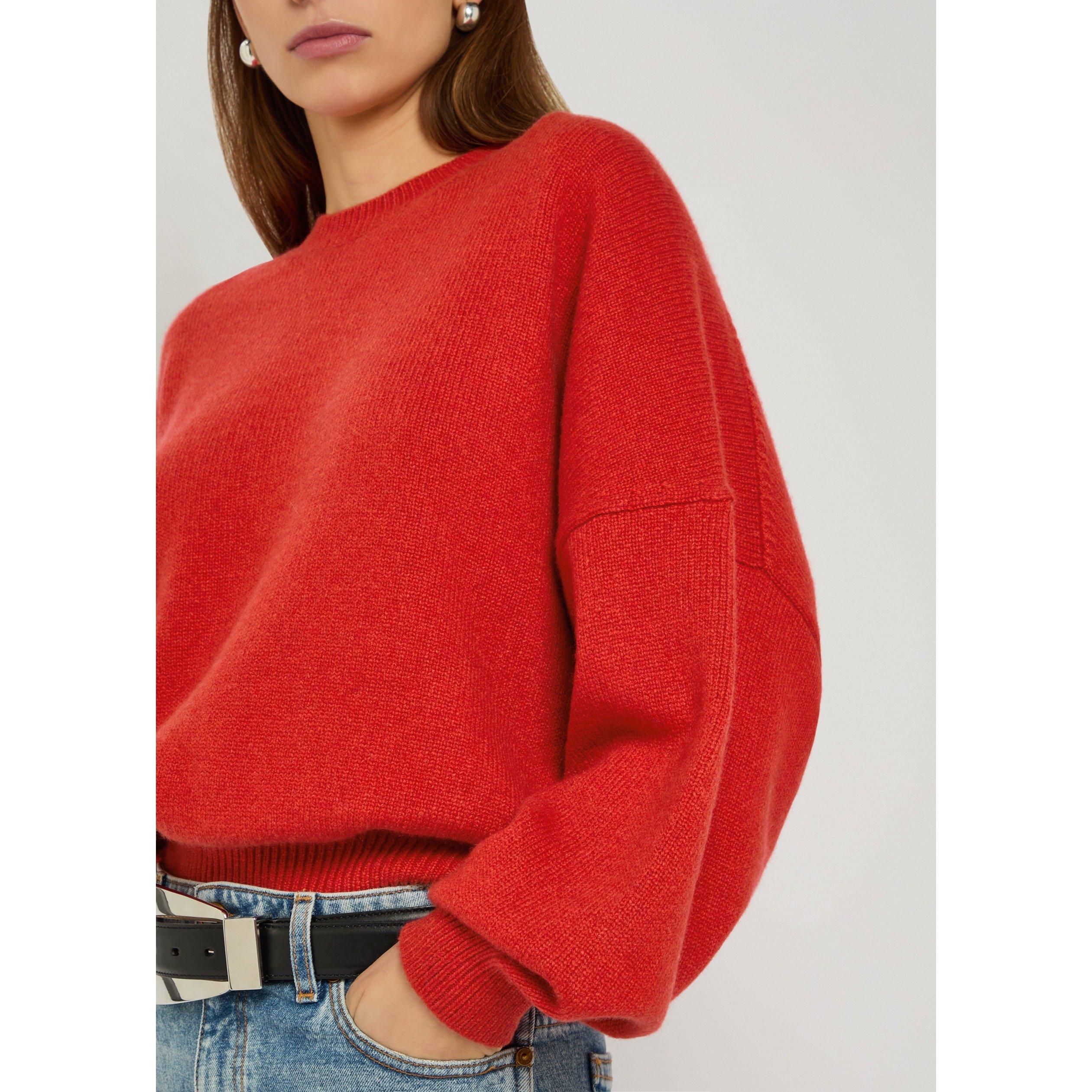ORANGE - Khaite - Women's Margaux Cashmere Crew-Neck Jumper - 4