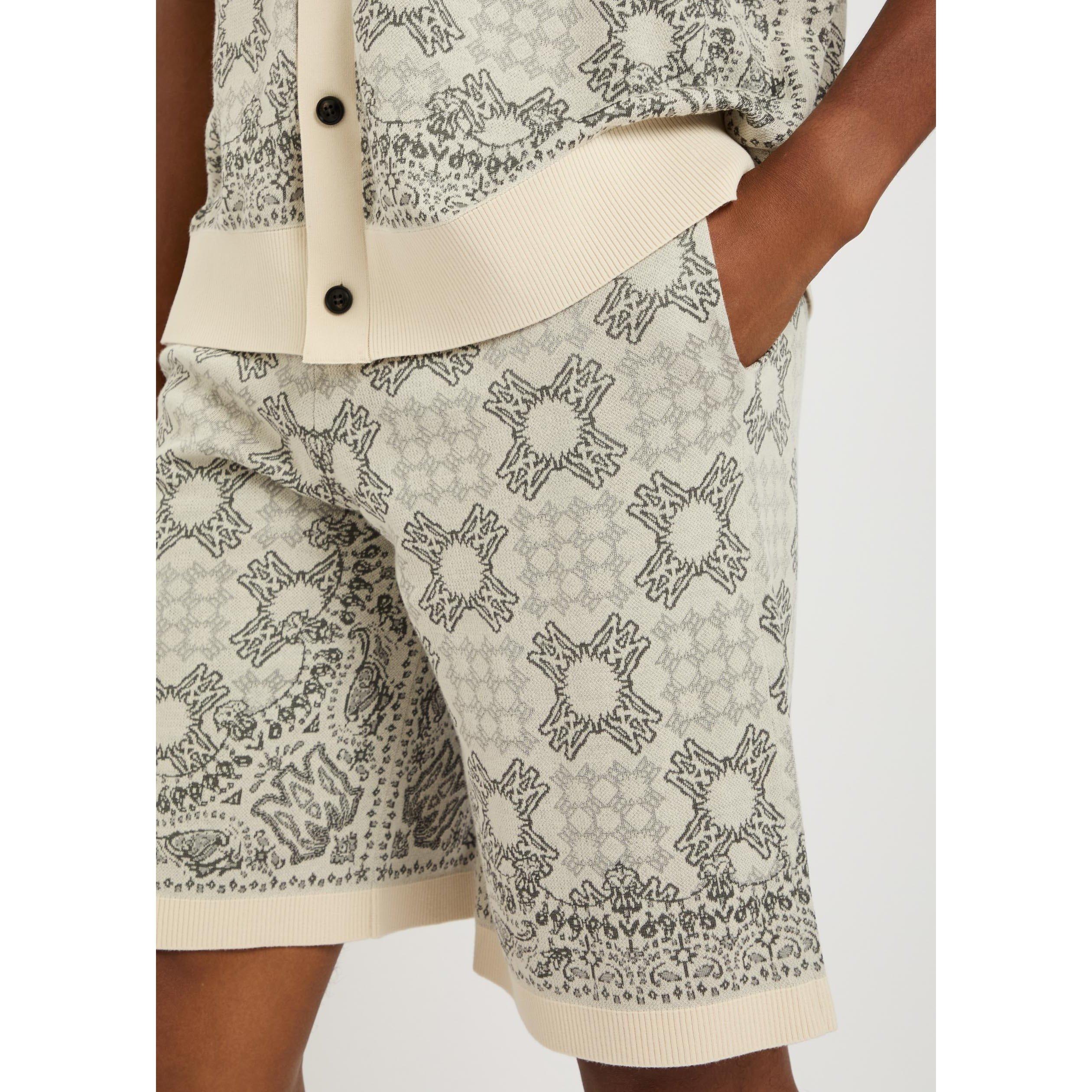 OFF WHITE - Amiri - AMIRI QUAD CHECK KNIT SHORTS - 4