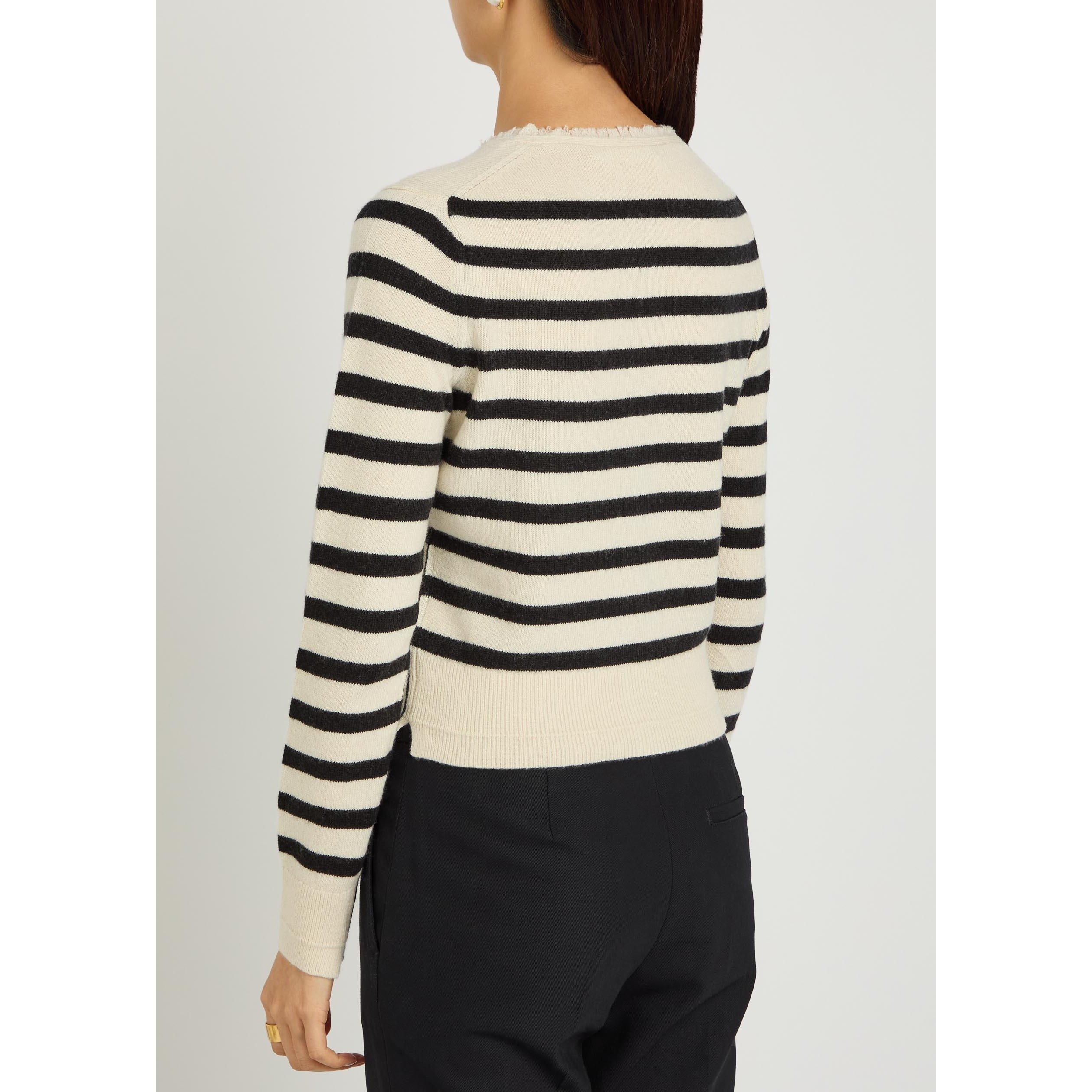 BLACK AND WHITE - Maria McManus - PETITE FRINGE CARDIGAN IN IVOR - 3