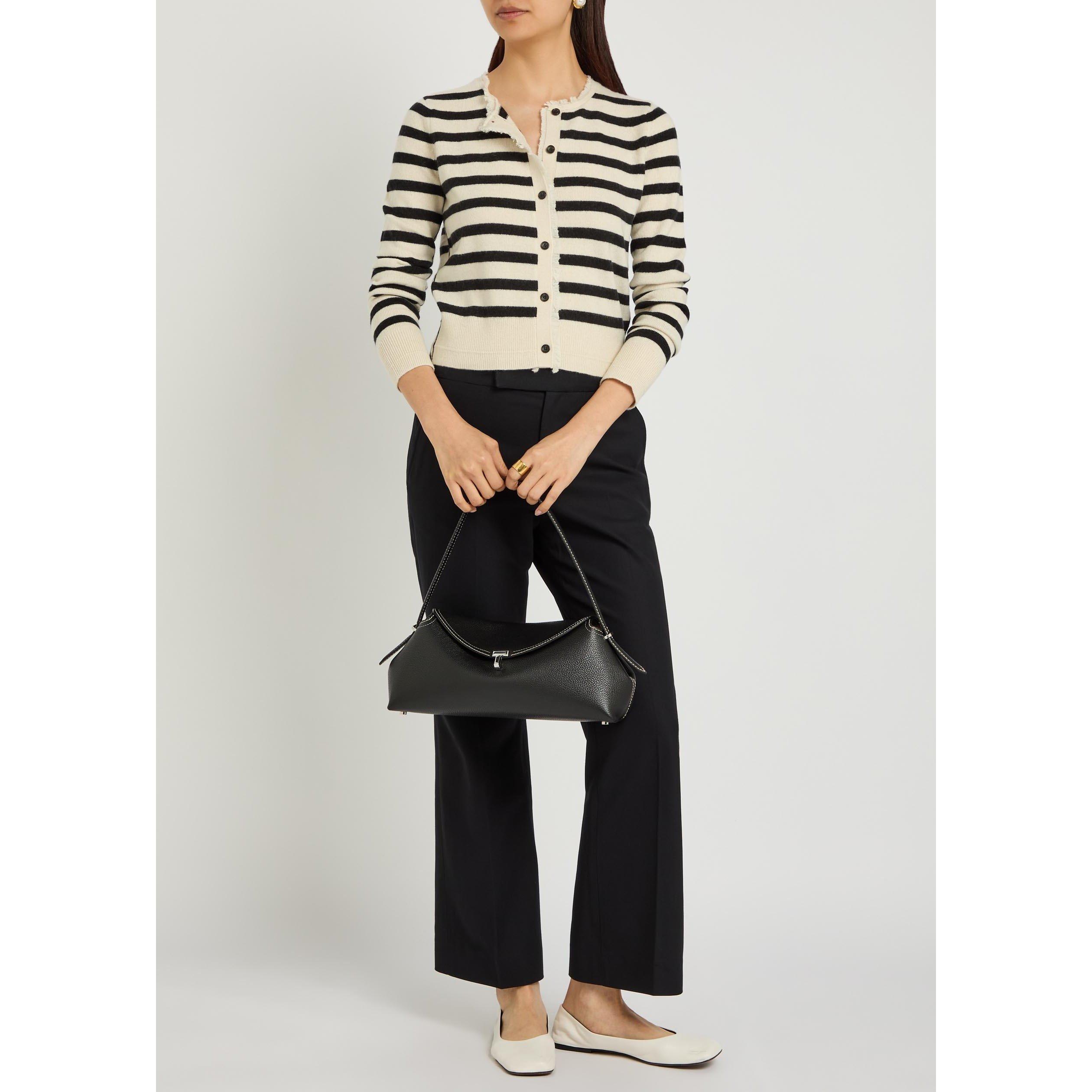 BLACK AND WHITE - Maria McManus - PETITE FRINGE CARDIGAN IN IVOR - 5
