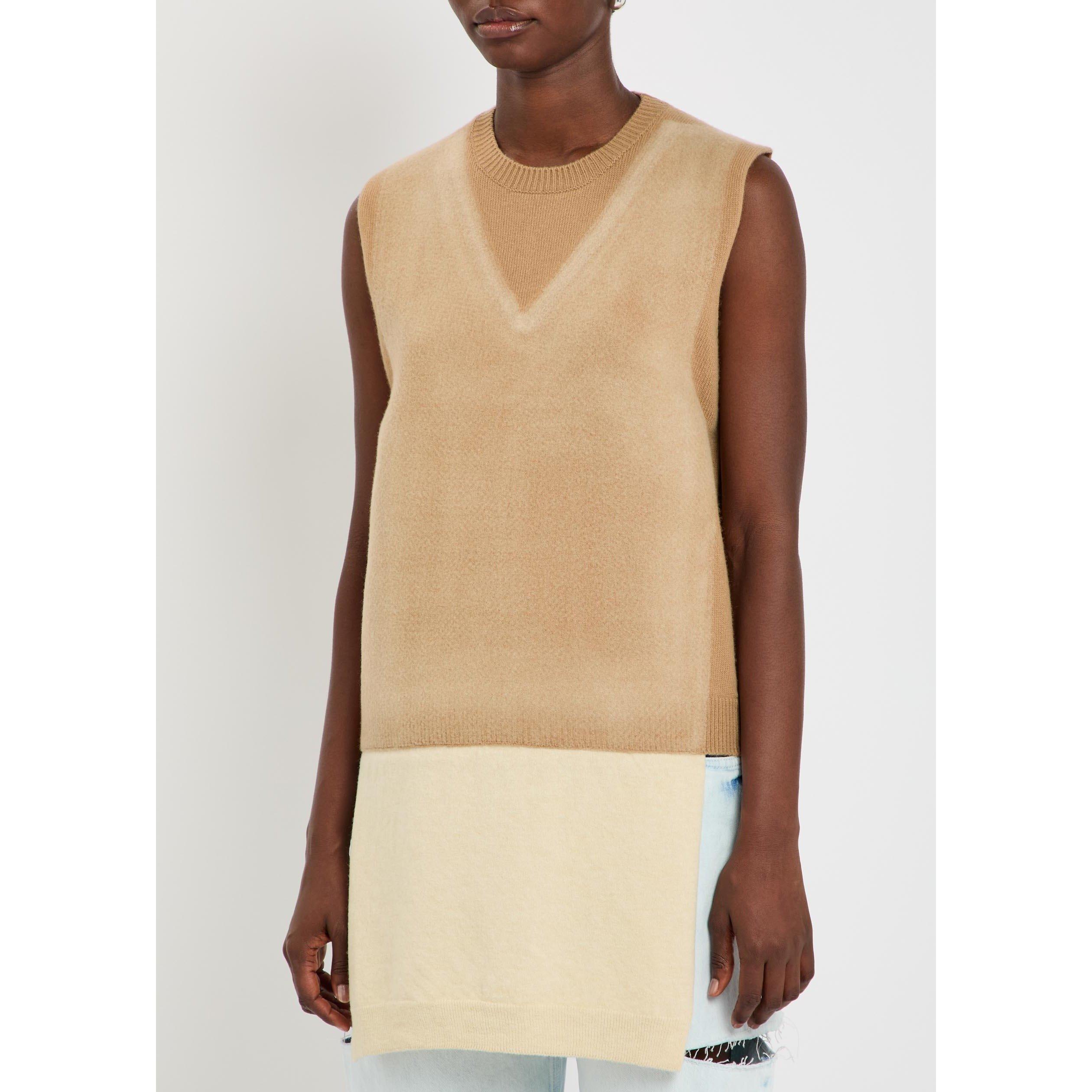 CREAM AND OTHER - Maison Margiela - FUSE KNIT VEST - 2