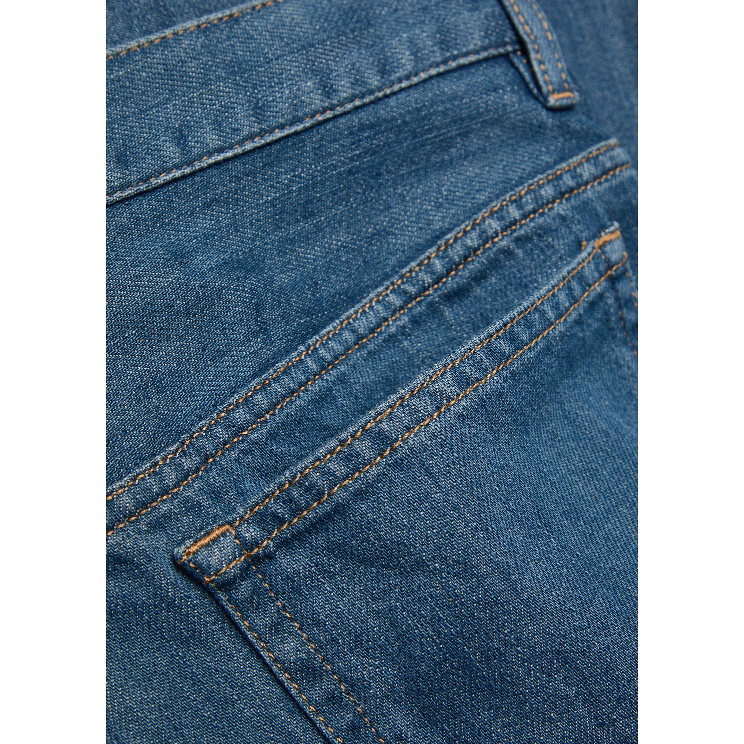 BLUE - APC - Men's Cotton High-Rise Wide-Leg Jeans - 4