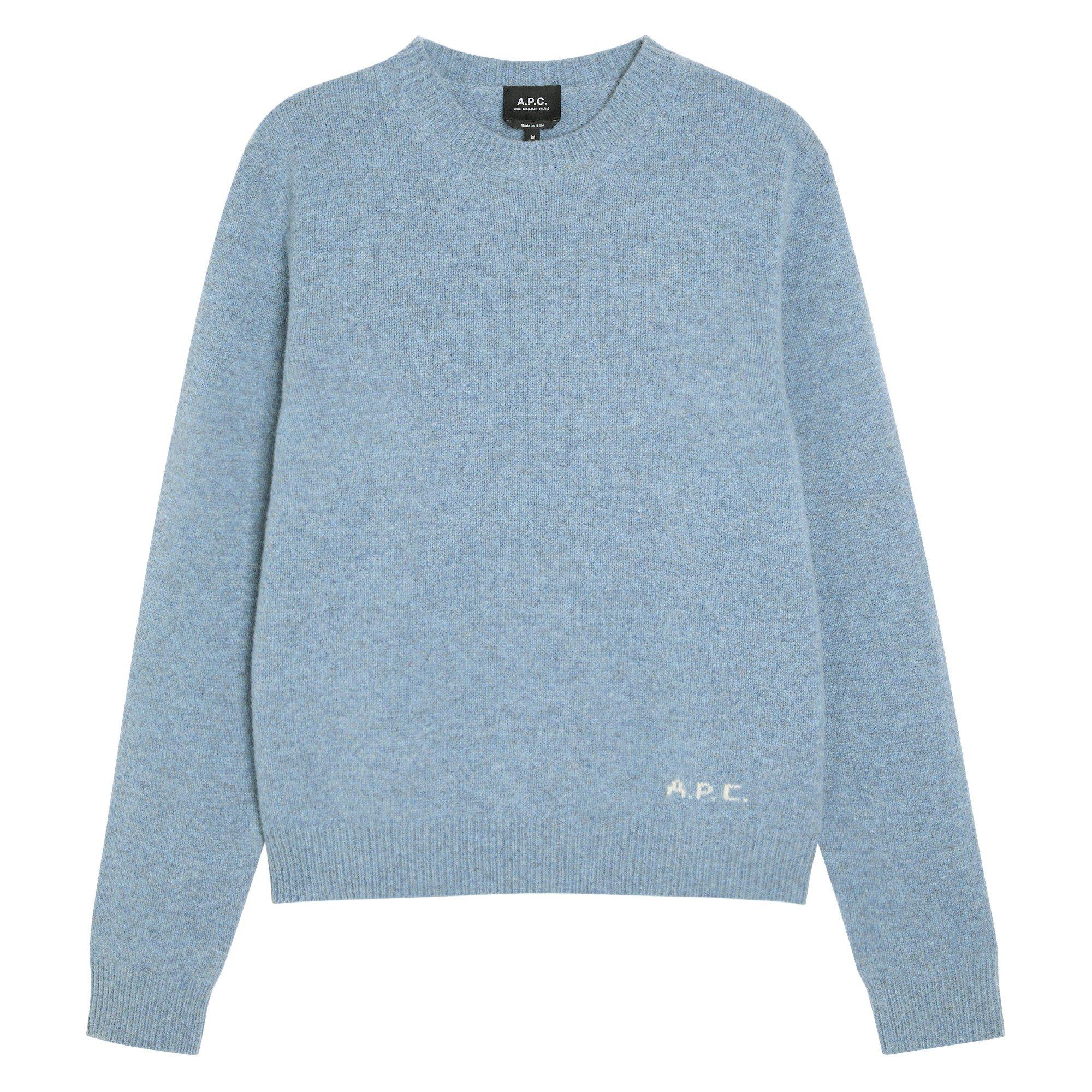 BLUE - APC - APC KNIT CREW - 1