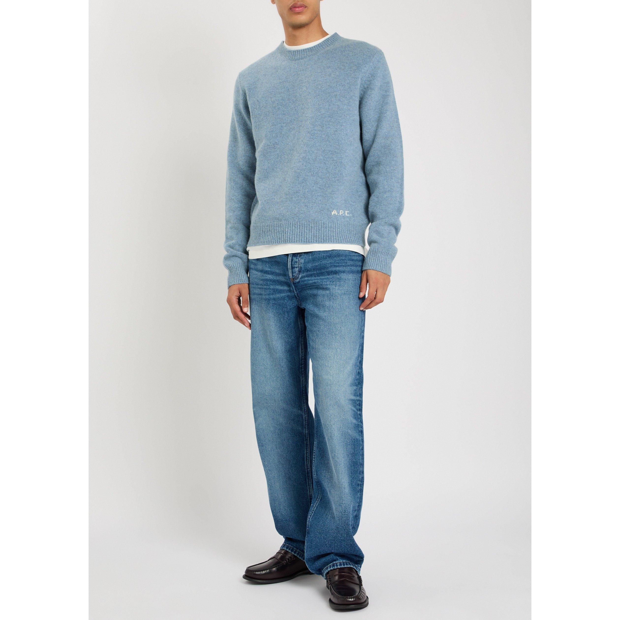 BLUE - APC - APC KNIT CREW - 5