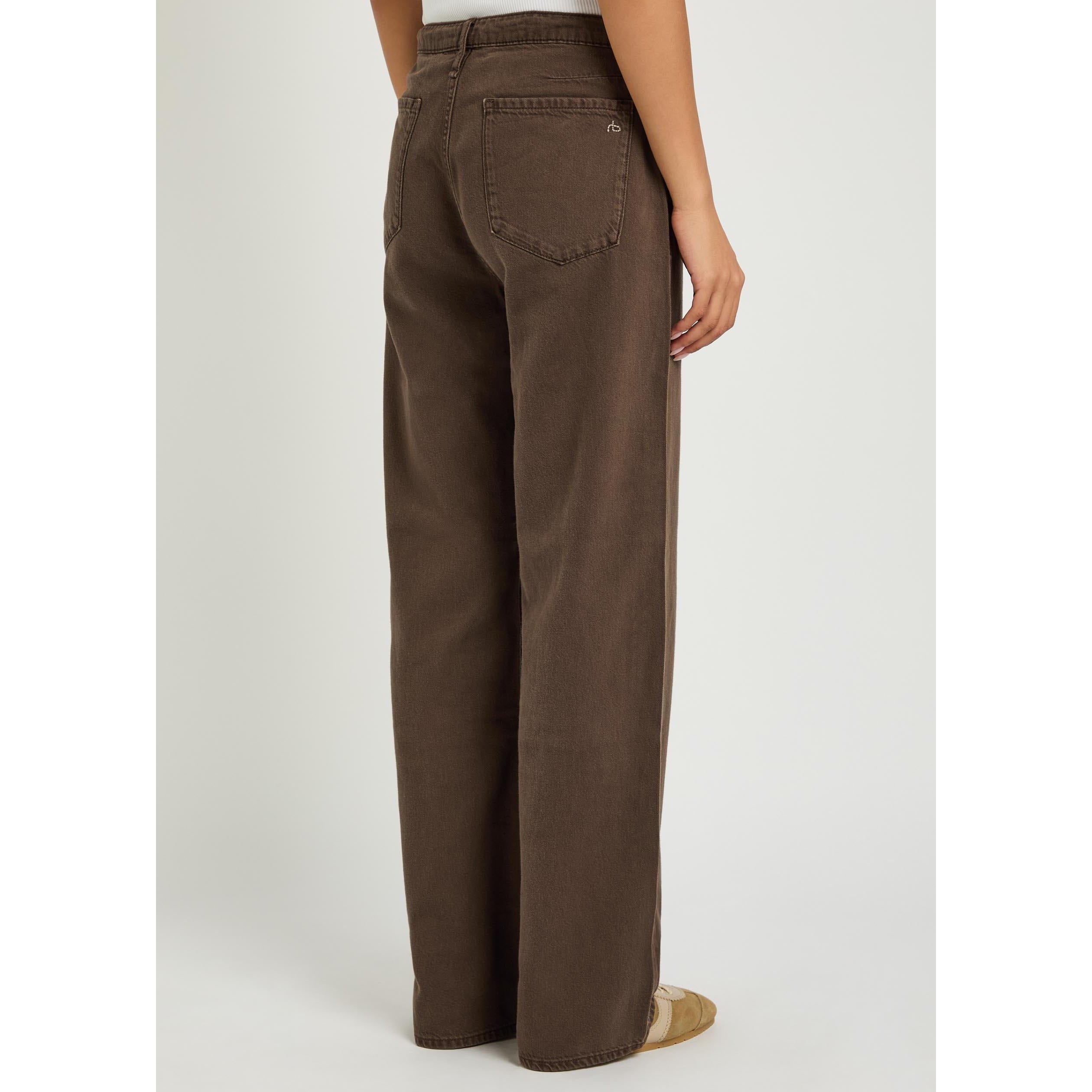 DARK BROWN - Rag and Bone - FTWT PHOEBE DRAWSTRING WIDE - 3
