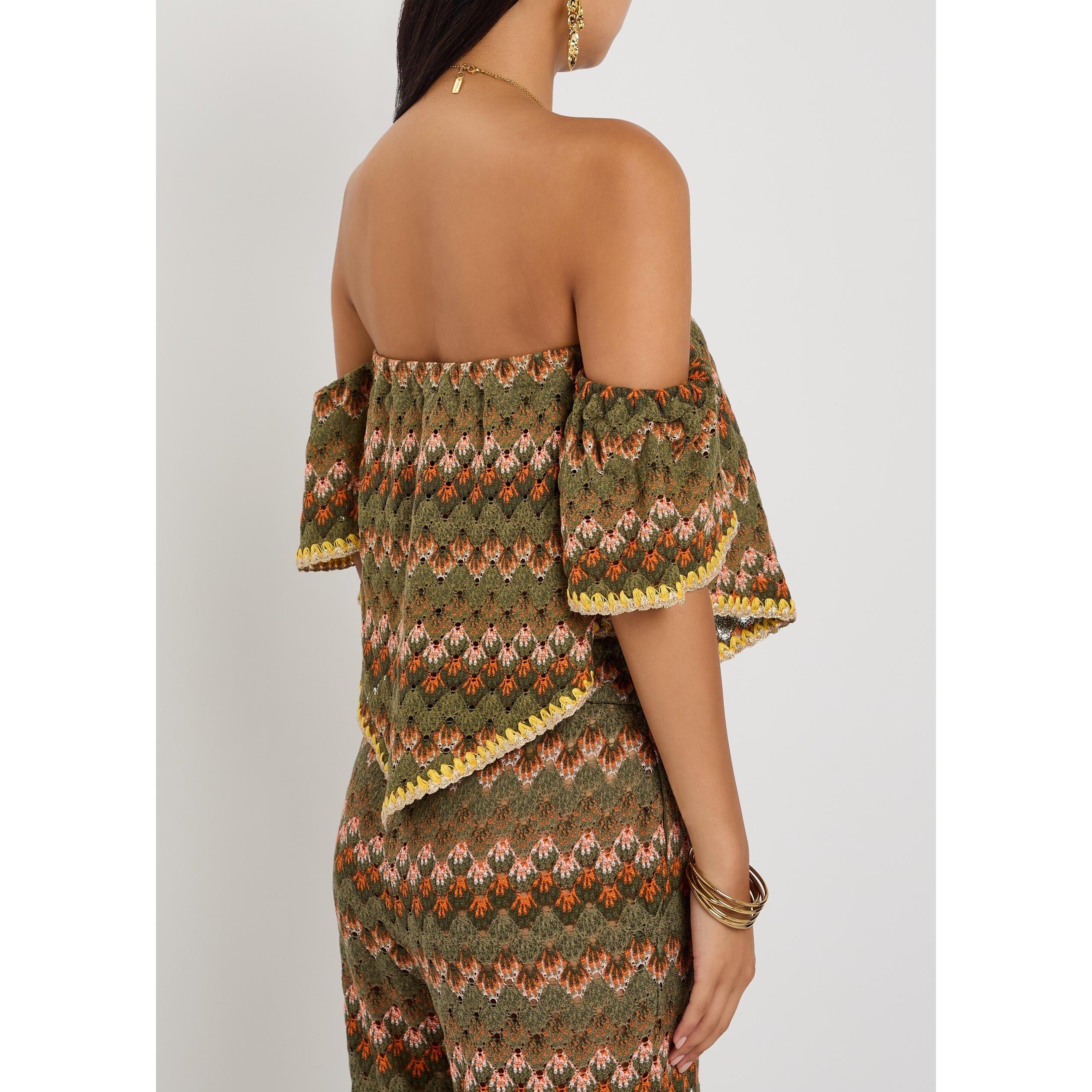 GREEN AND OTHER - La DoubleJ - EMBROIDERED SAND DOLLAR TOP - 3