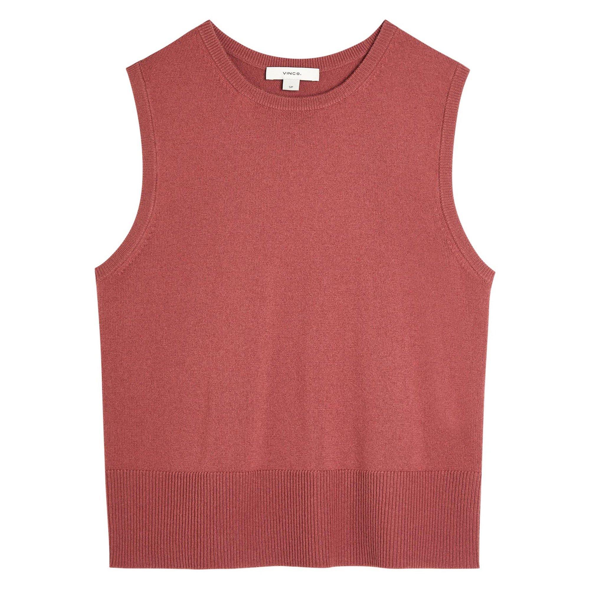 ROSE - Vince - Women's High-Neck Wool Knitted Vest