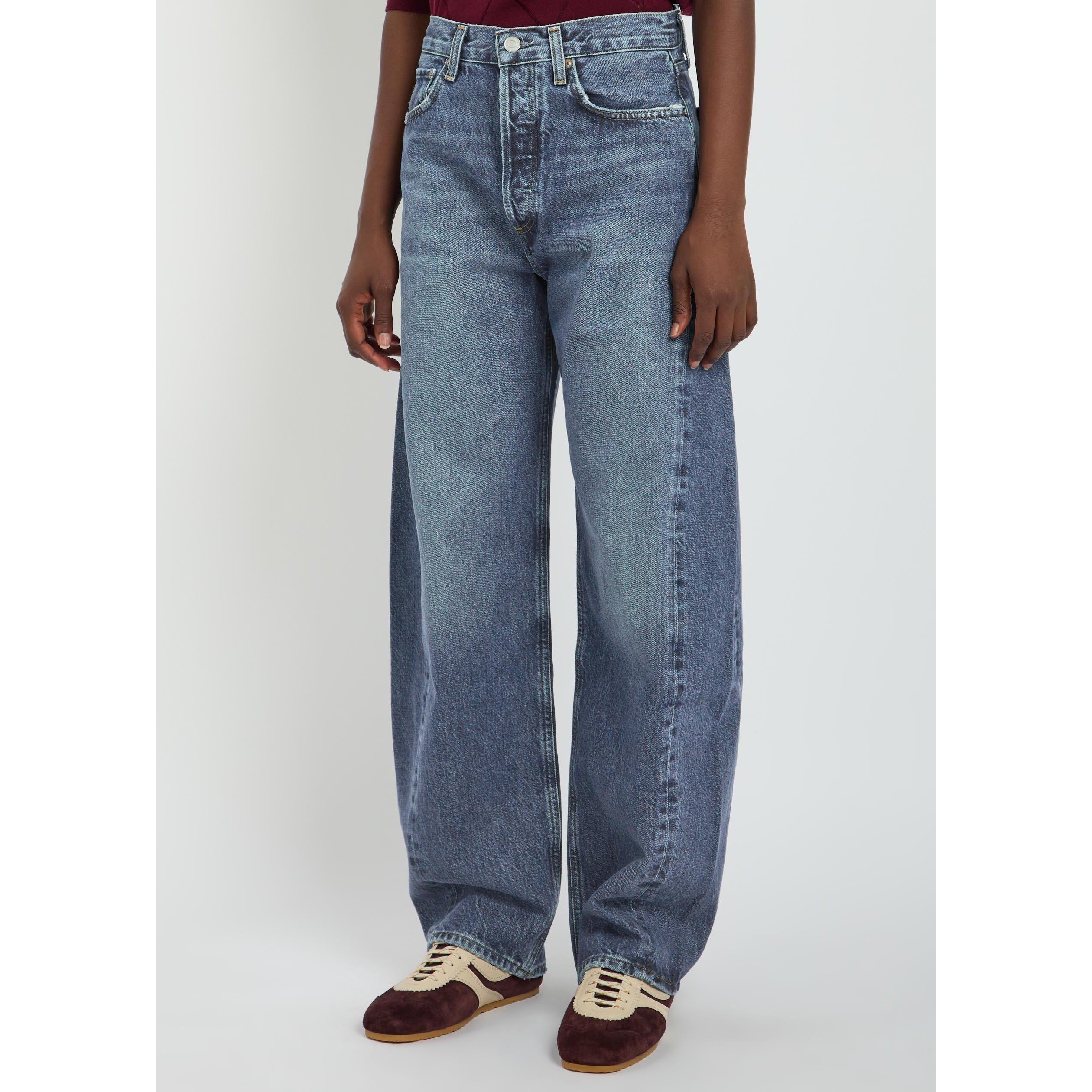 BLUE - Agolde - LUNA PIECED JEAN IN LOGICAL - 2