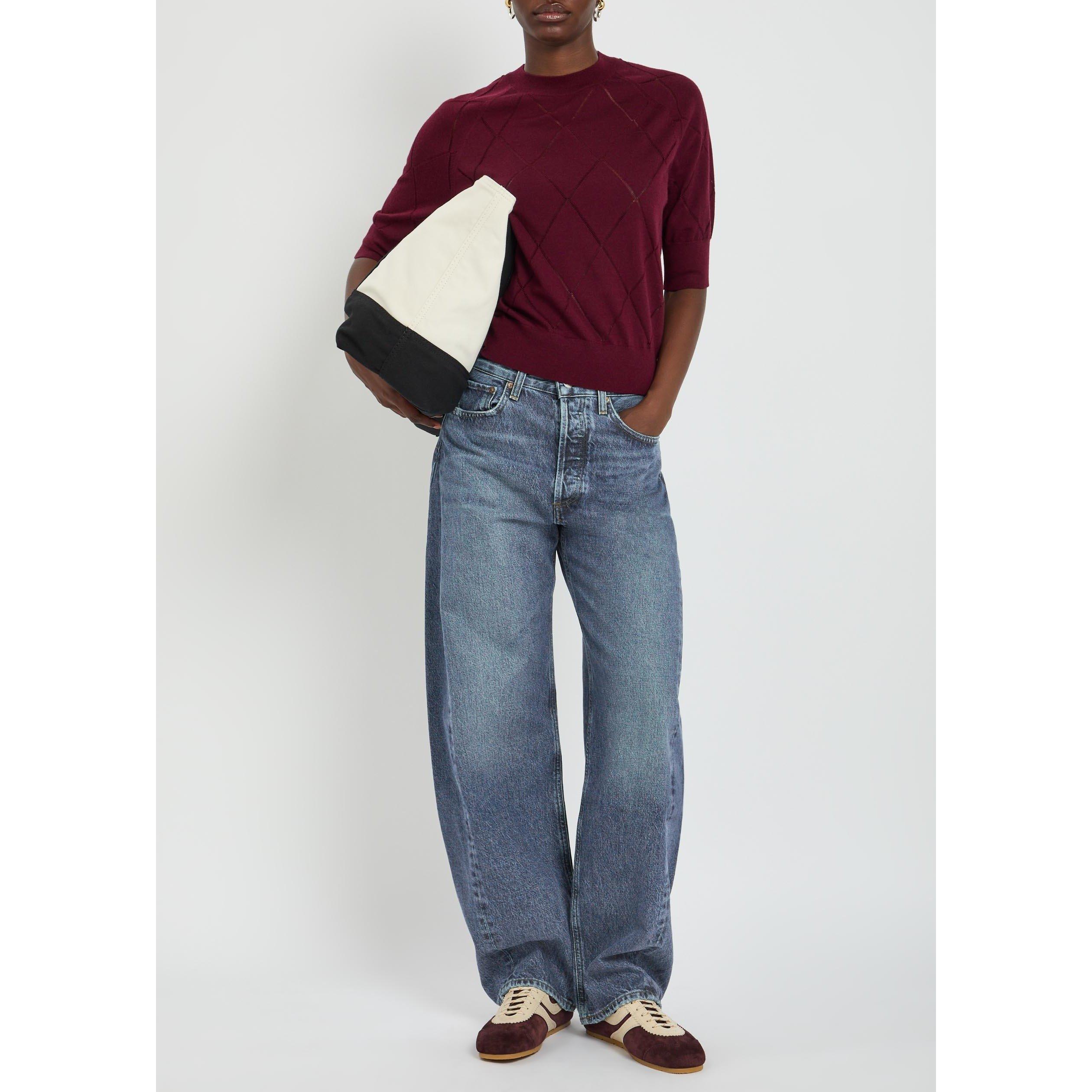 BLUE - Agolde - LUNA PIECED JEAN IN LOGICAL - 5