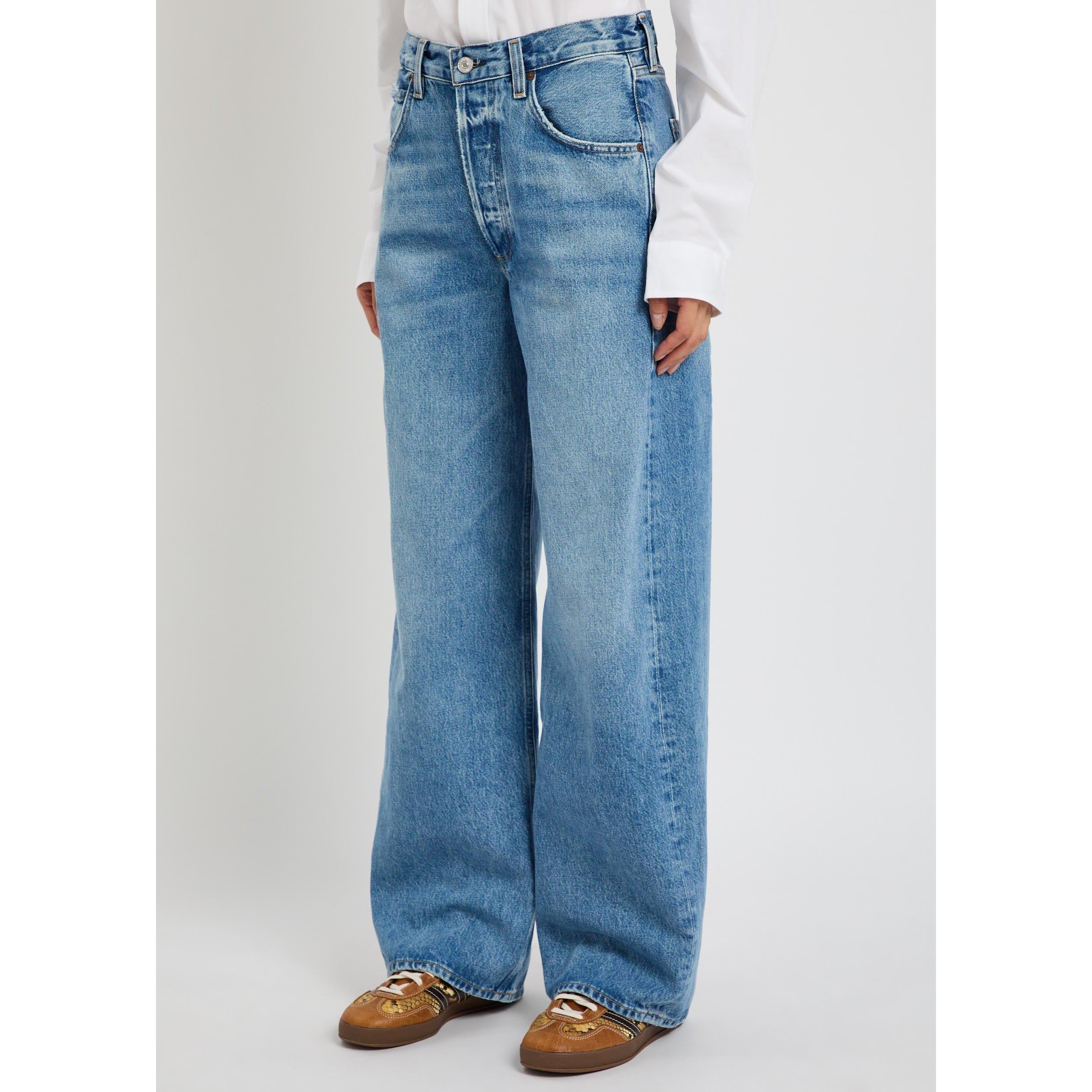 BLUE - Citizens Of Humanity - Women's Ayla London Cotton Wide-Leg Jeans - 2