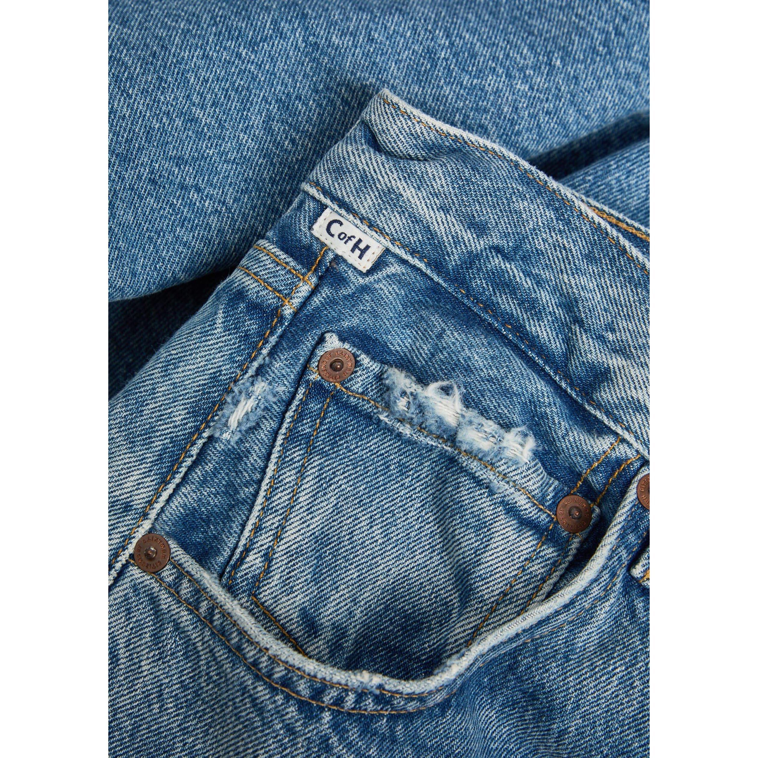 BLUE - Citizens Of Humanity - Women's Ayla London Cotton Wide-Leg Jeans - 4