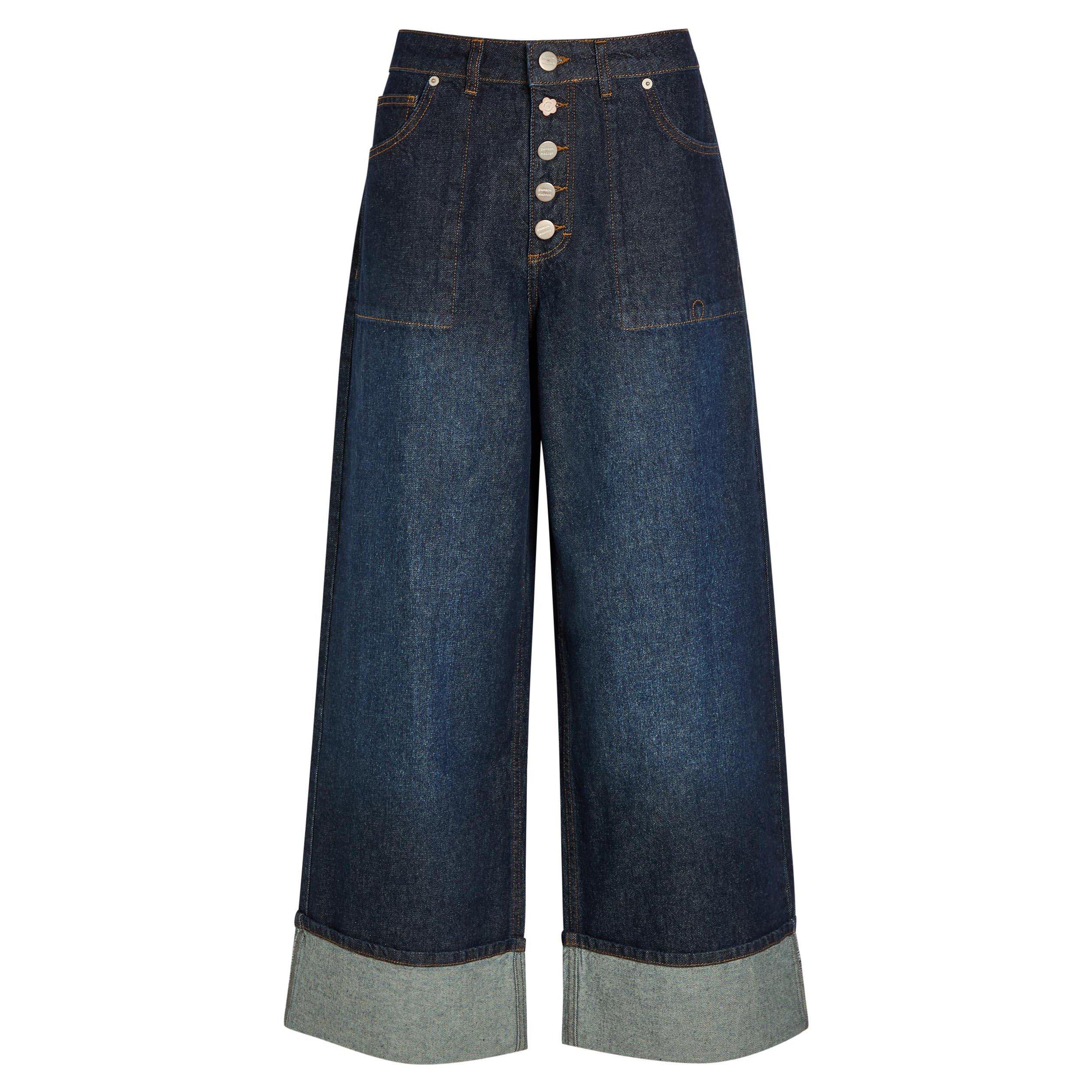 INDIGO - Damson Madder - J GIGI BAGGY TURN-UP JEAN